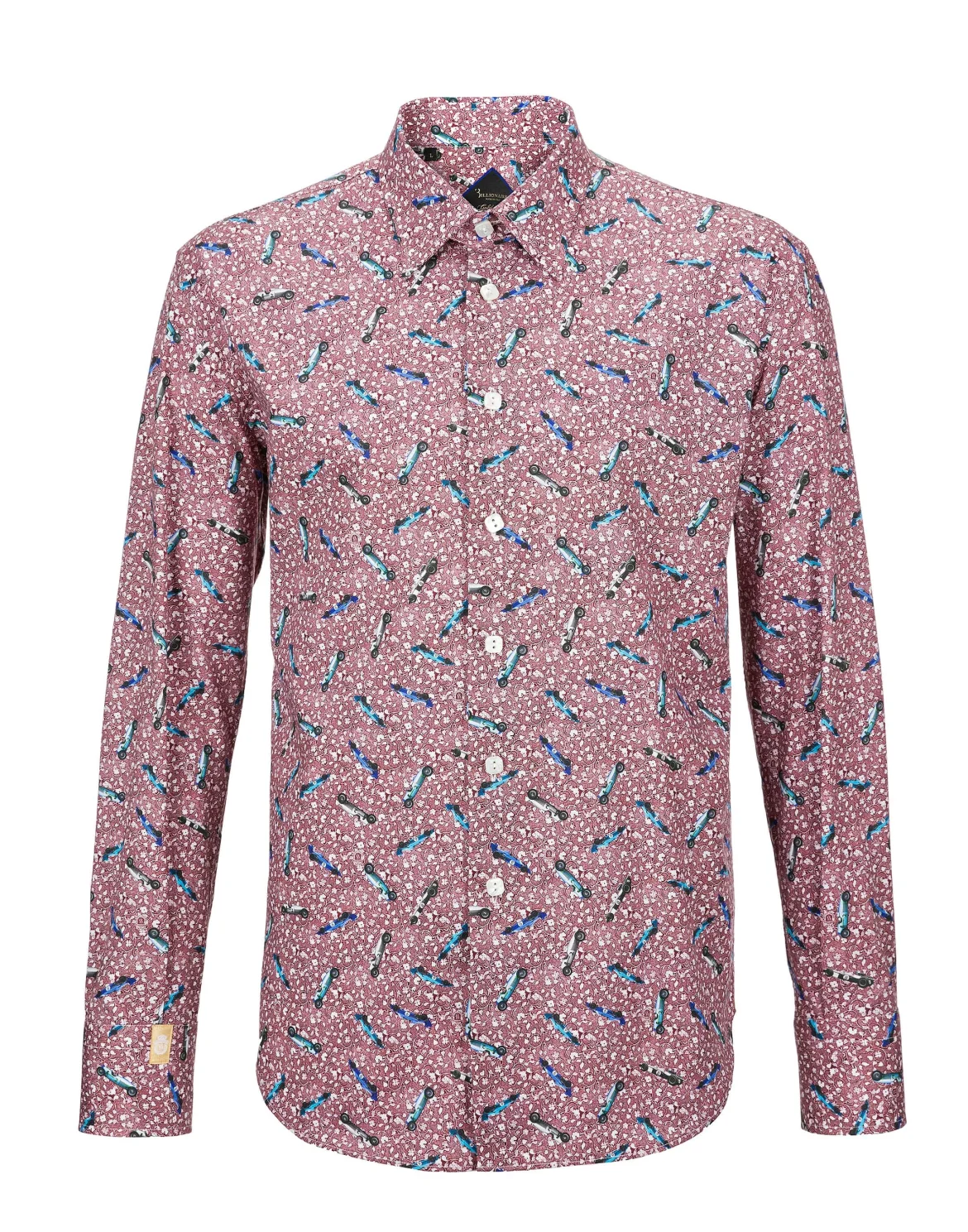 Shirt Gold Cut LS "Alden", цвет: Красный