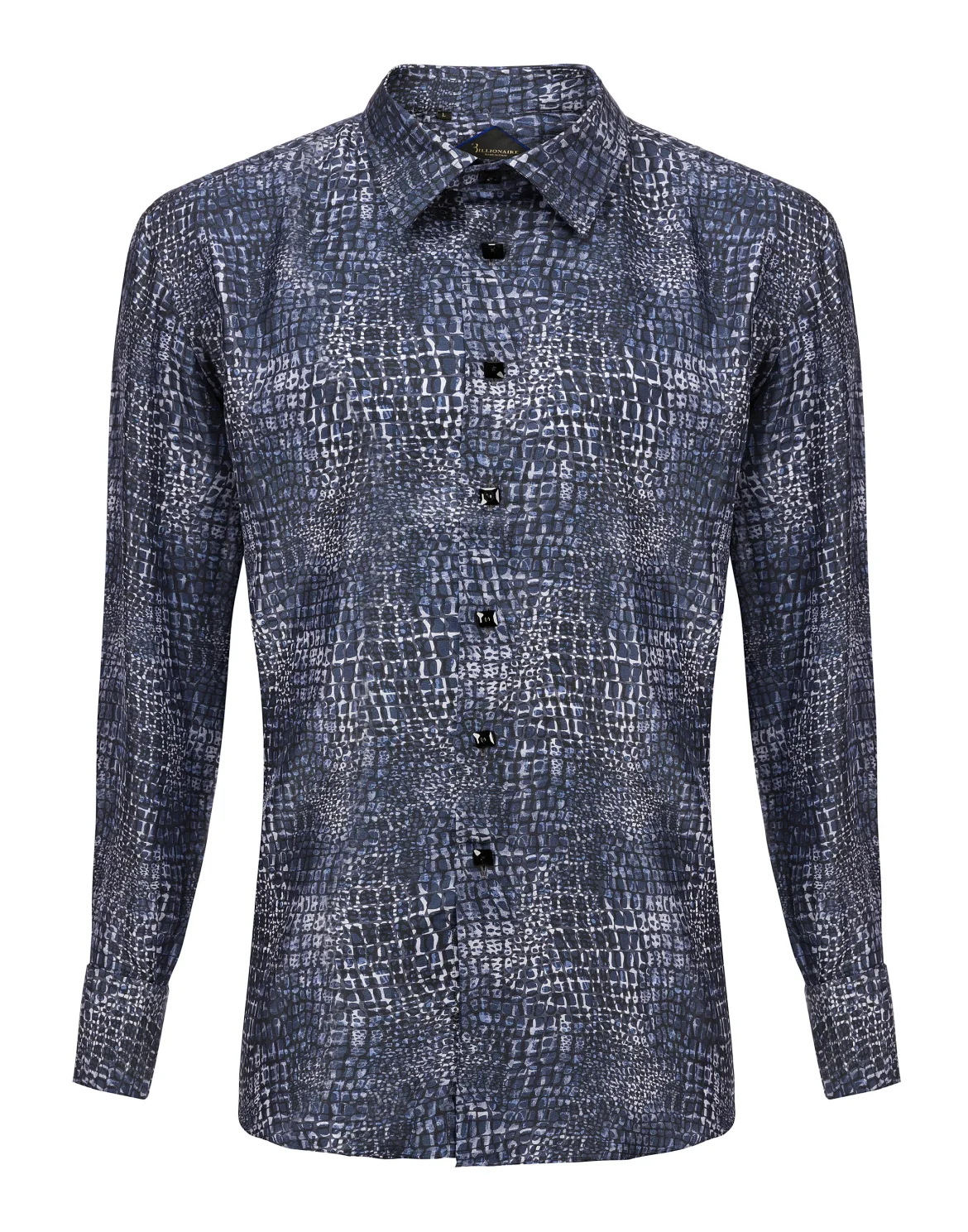 Shirt Gold Cut LS "Alec", цвет: Синий