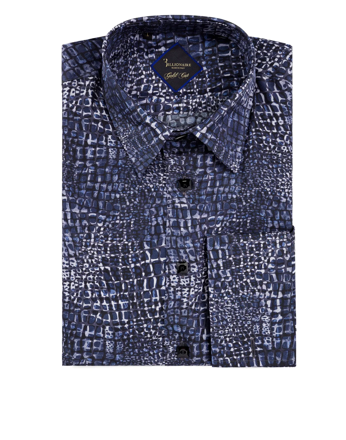 Shirt Gold Cut LS "Alec", цвет: Синий