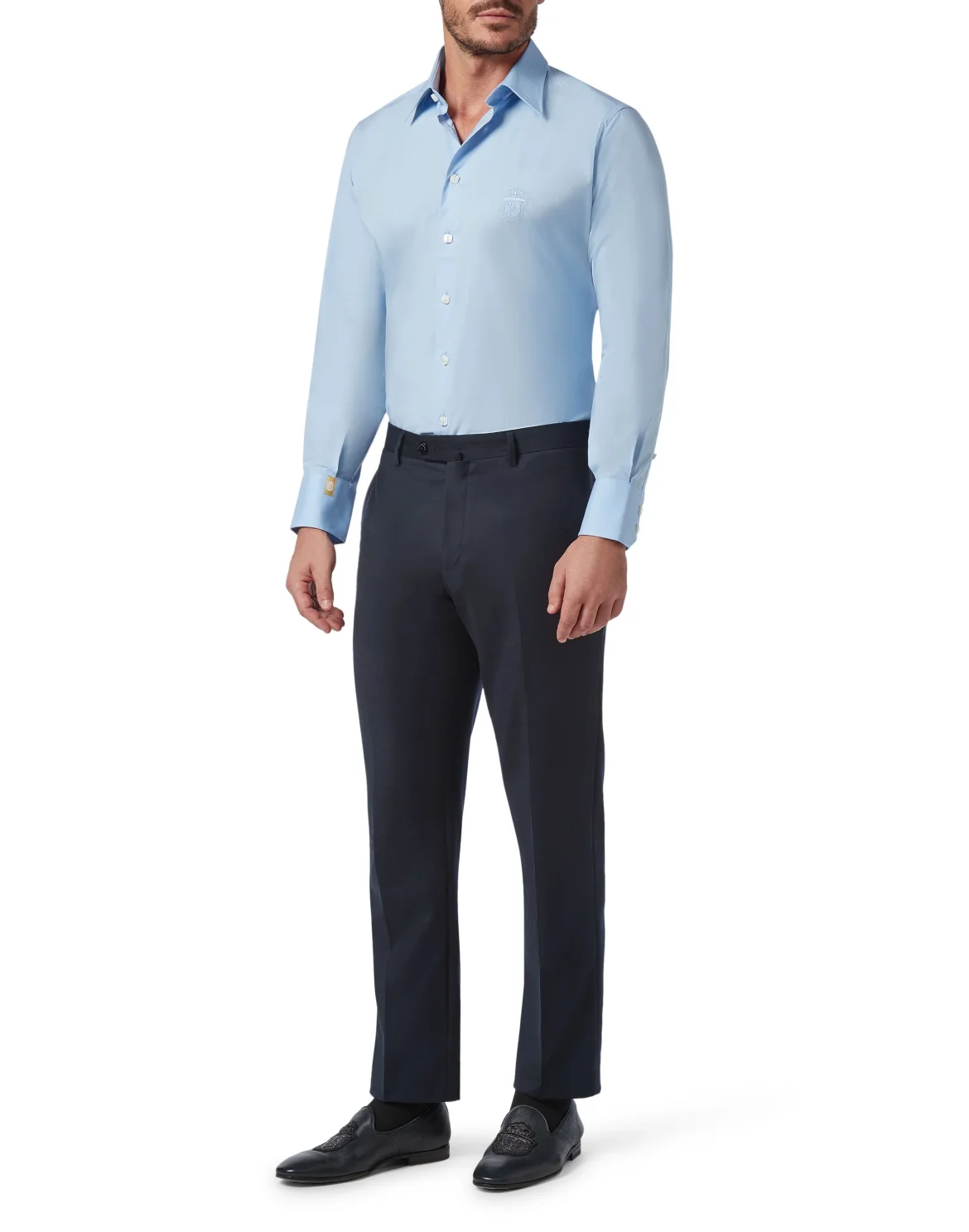 Shirt Silver Cut LS "Arnold", цвет: Синий