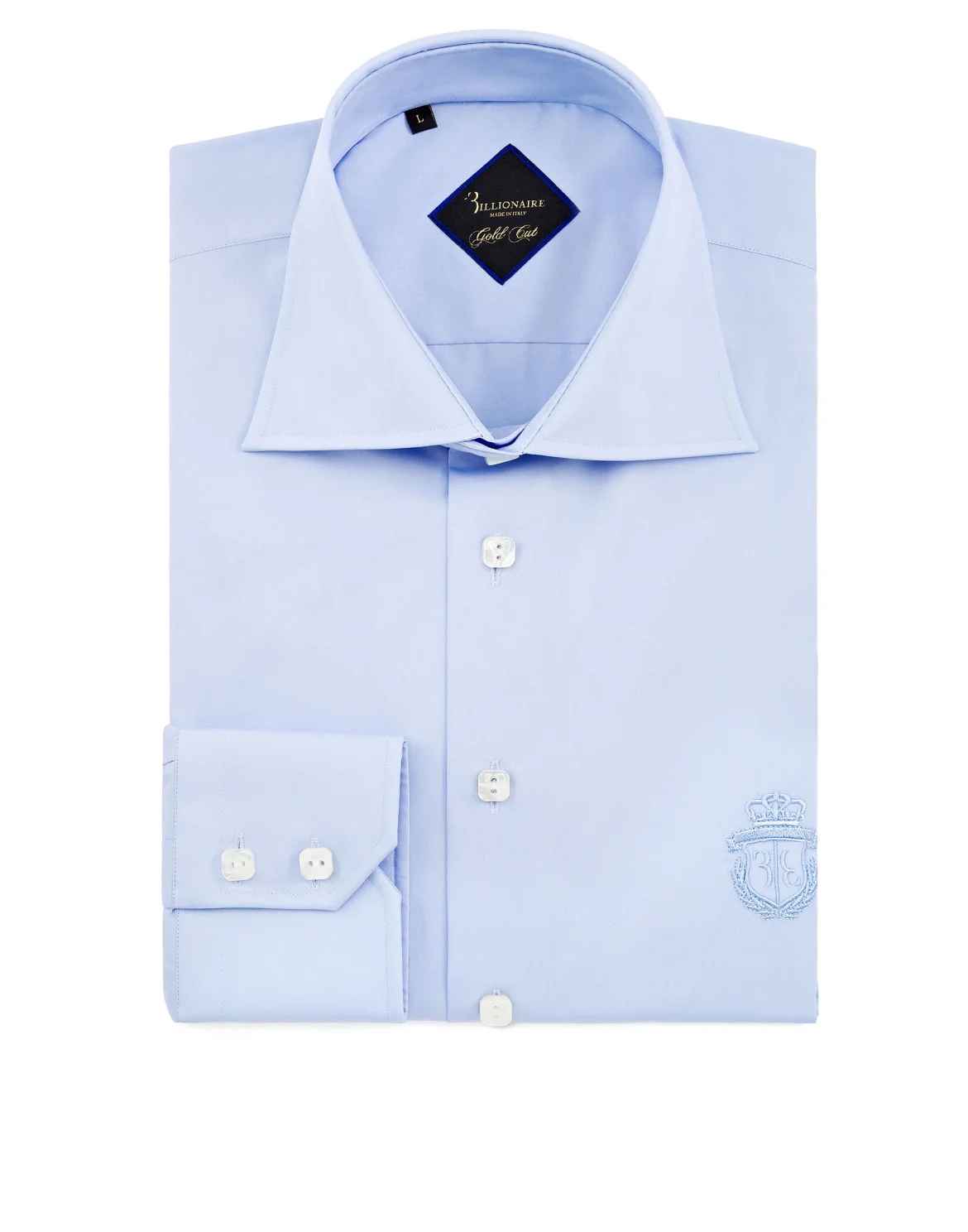 Shirt Gold Cut LS "August", цвет: Синий
