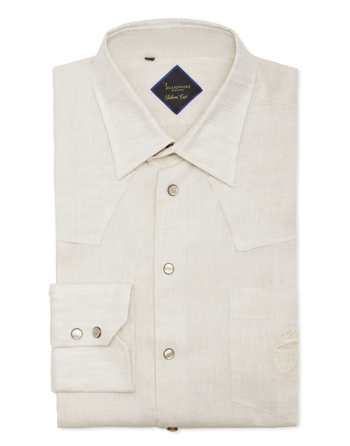 Shirt Silver Cut LS "Barnabas", цвет: Бежевый