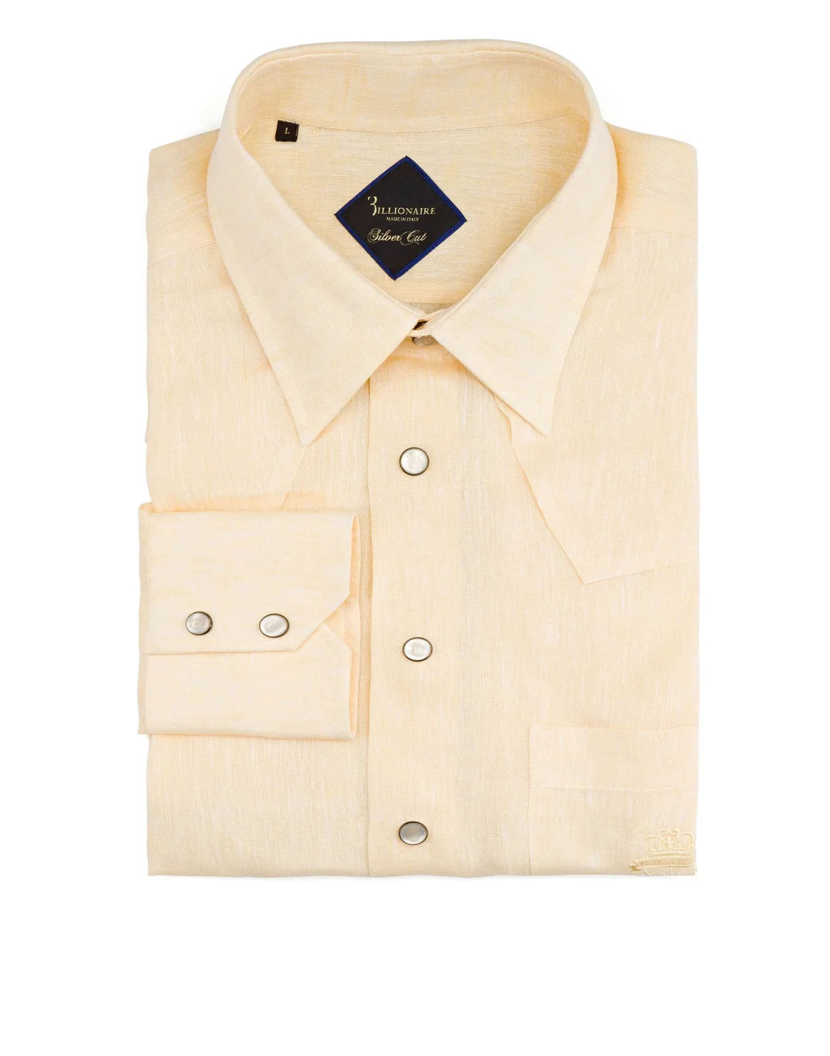 Shirt Silver Cut LS "Barnabas", цвет: Желтый