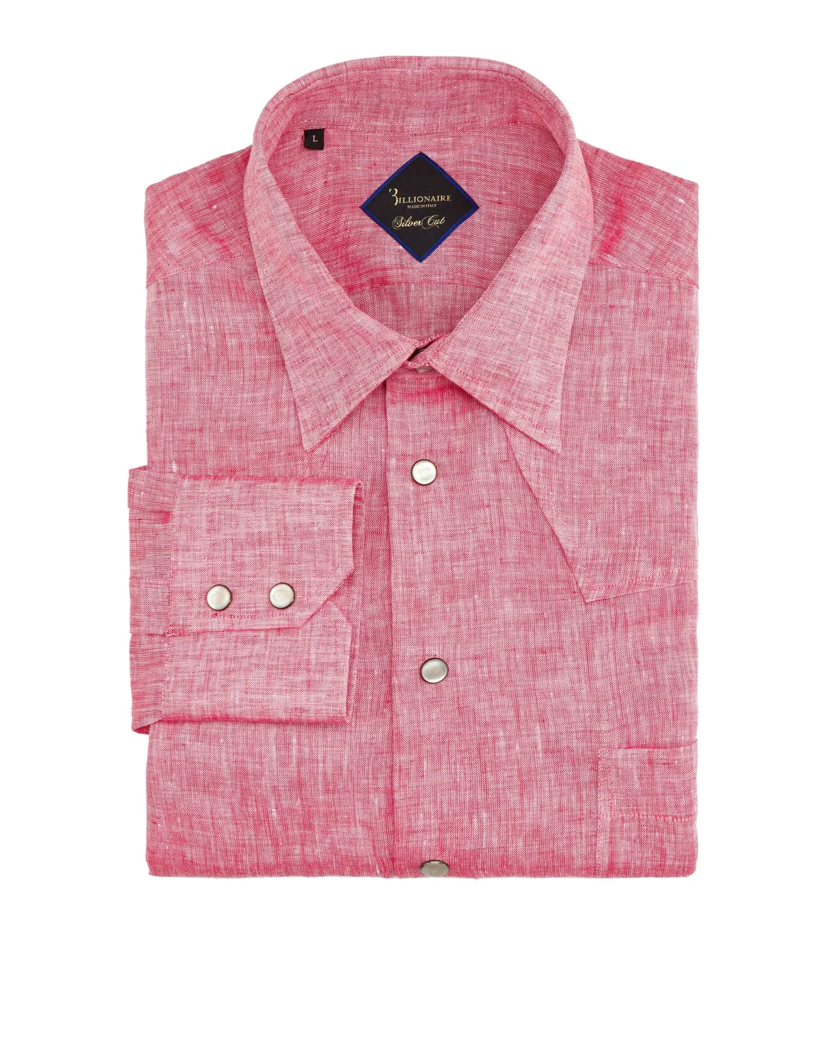 Shirt Silver Cut LS "Barnabas", цвет: Красный