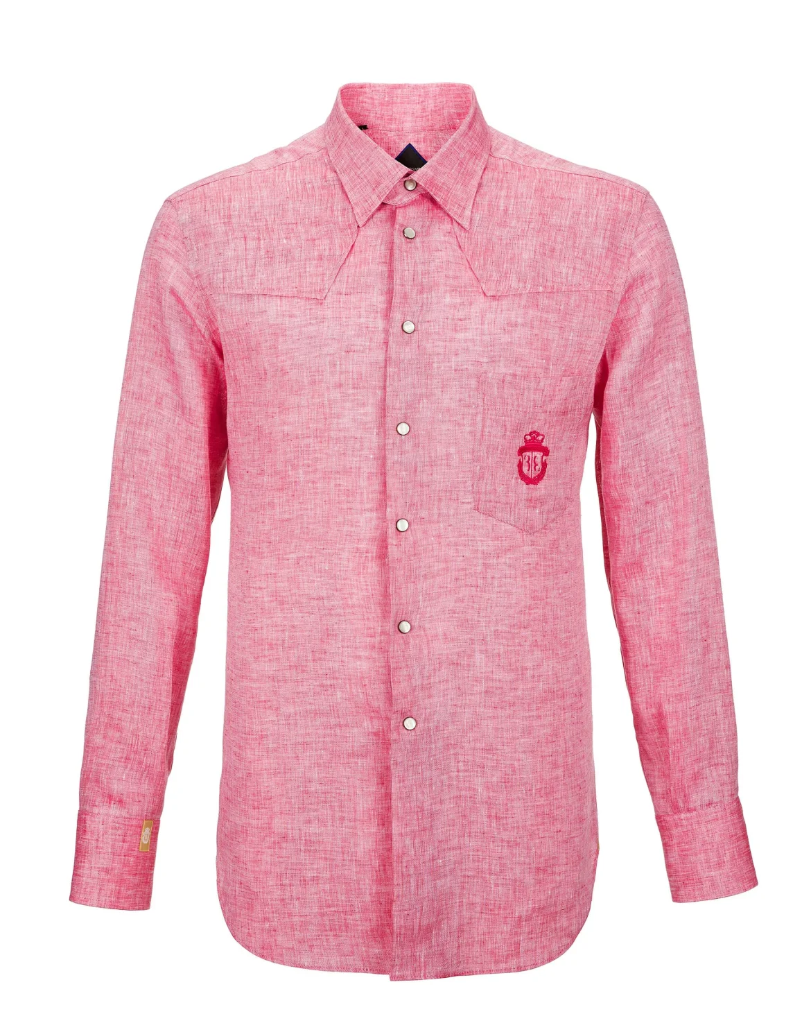 Shirt Silver Cut LS "Barnabas", цвет: Красный