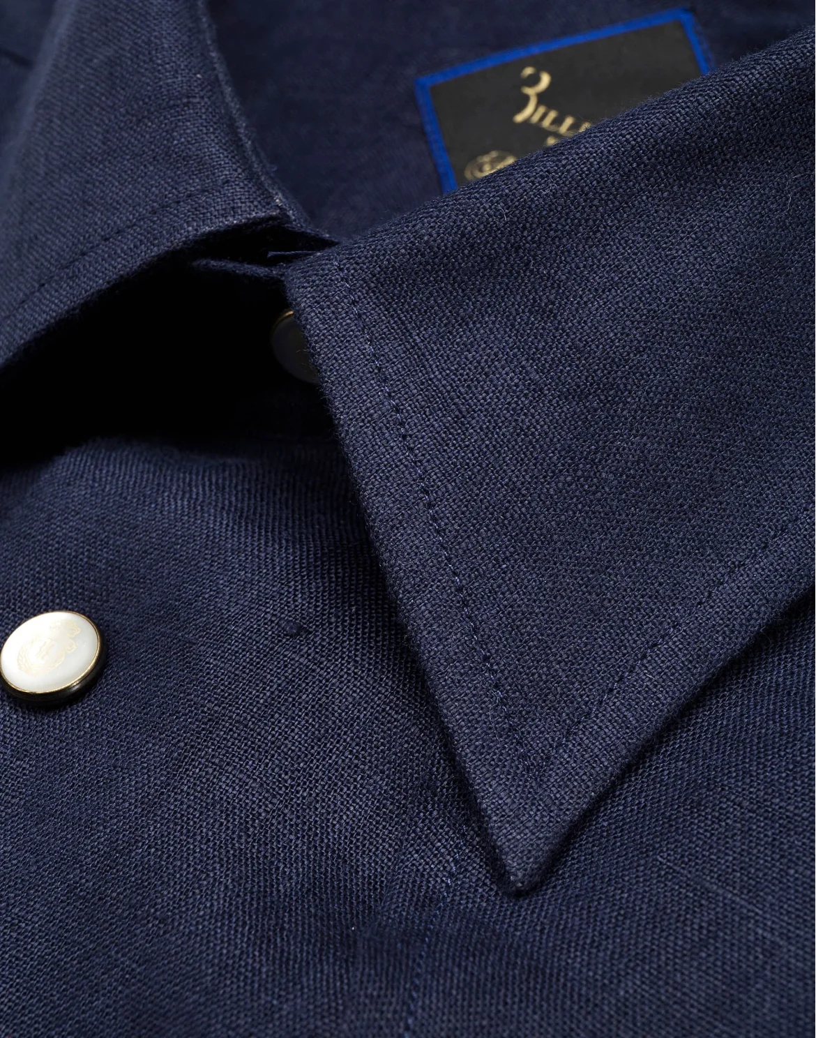 Shirt Silver Cut LS "Barnabas", цвет: Синий