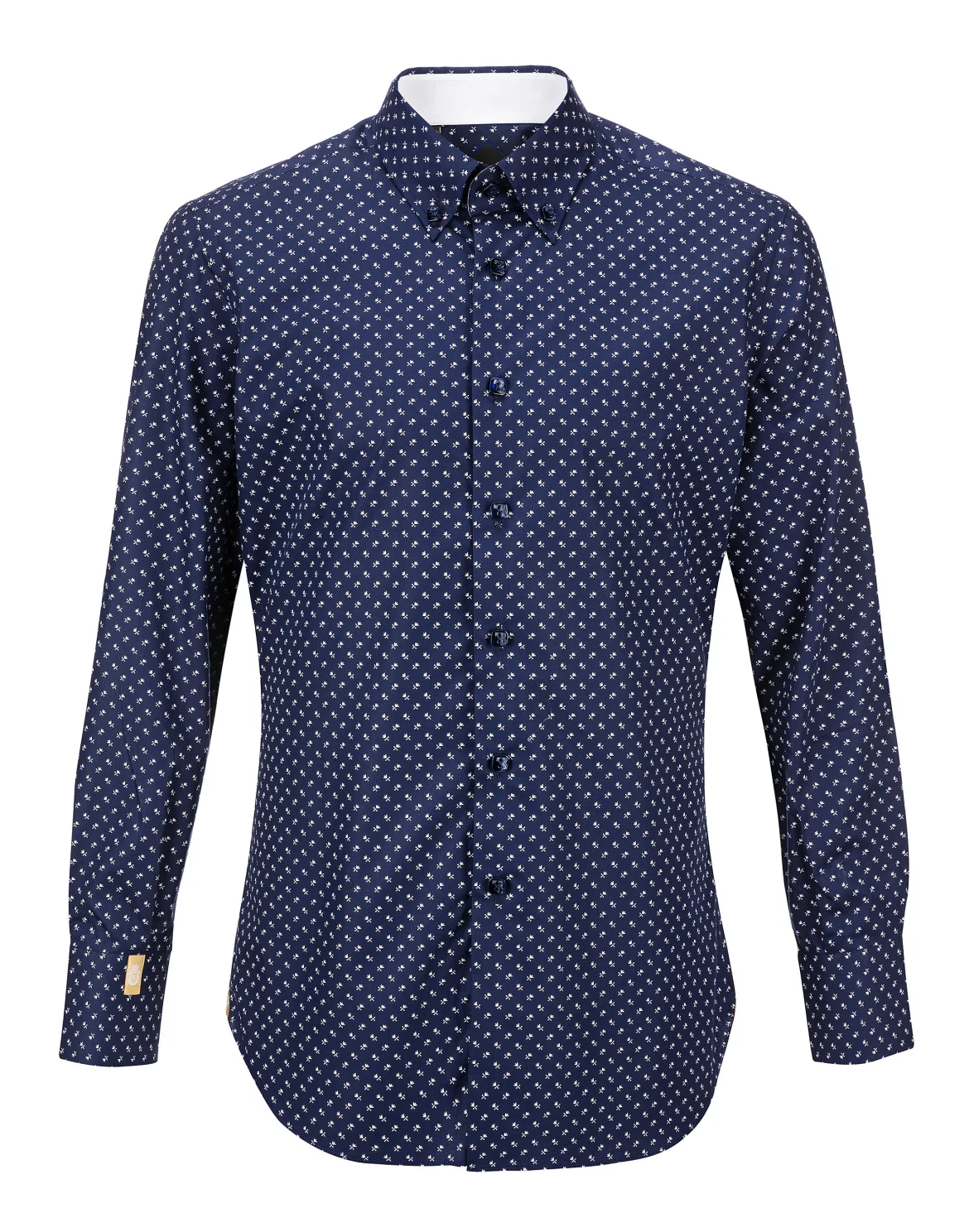 Shirt Silver Cut LS "Brody", цвет: Синий