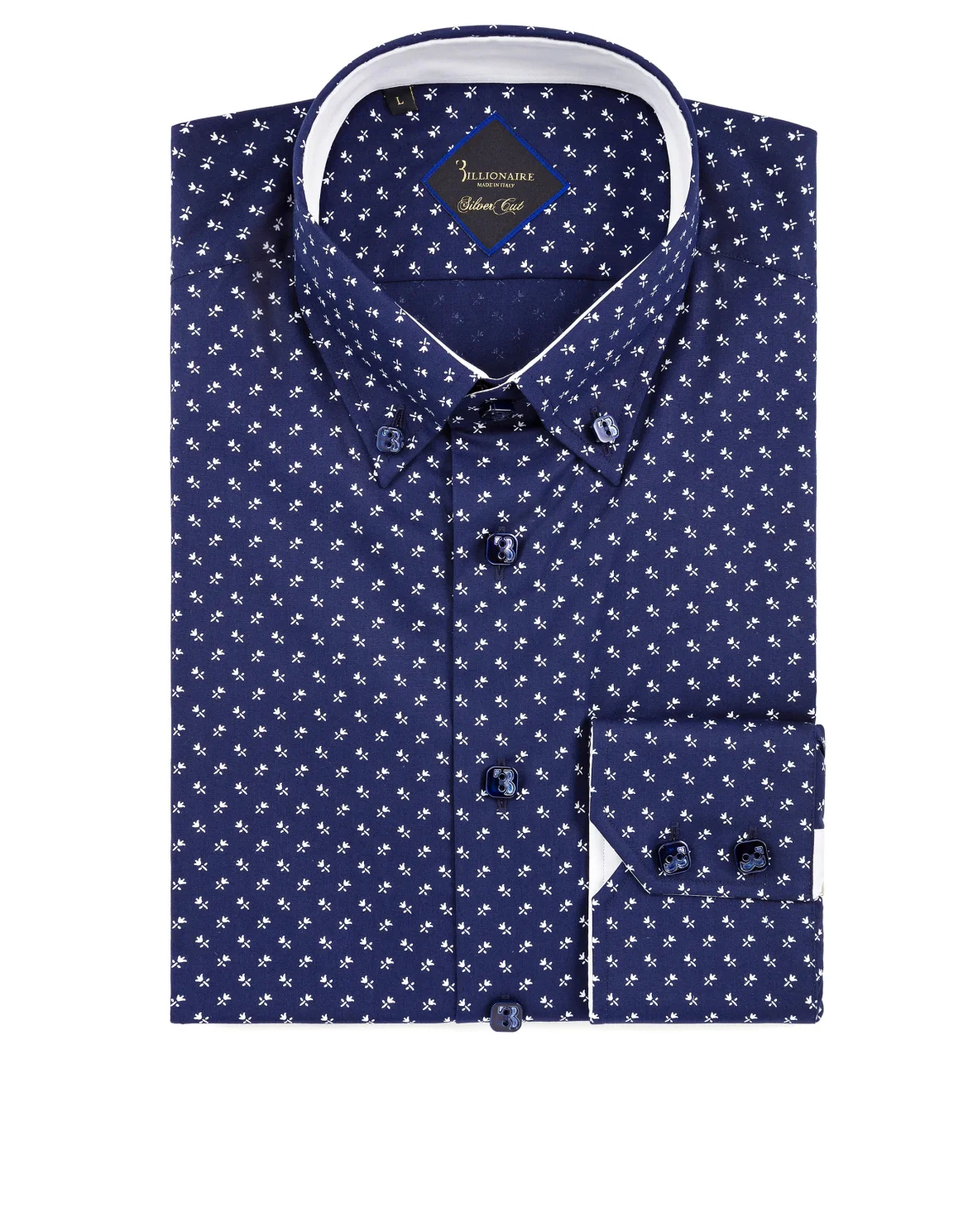 Shirt Silver Cut LS "Brody", цвет: Синий