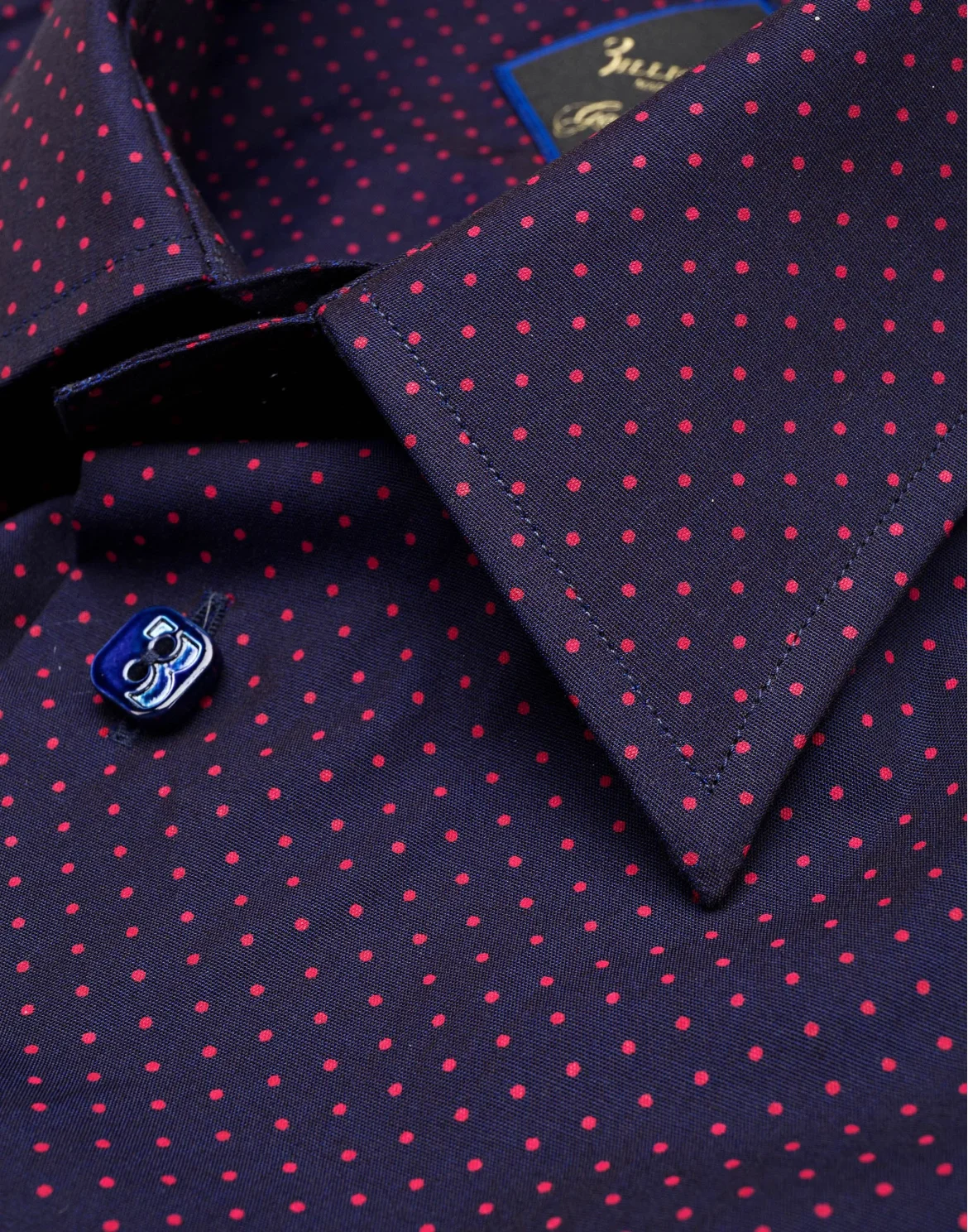 Shirt Gold Cut LS "Cassian", цвет: Синий