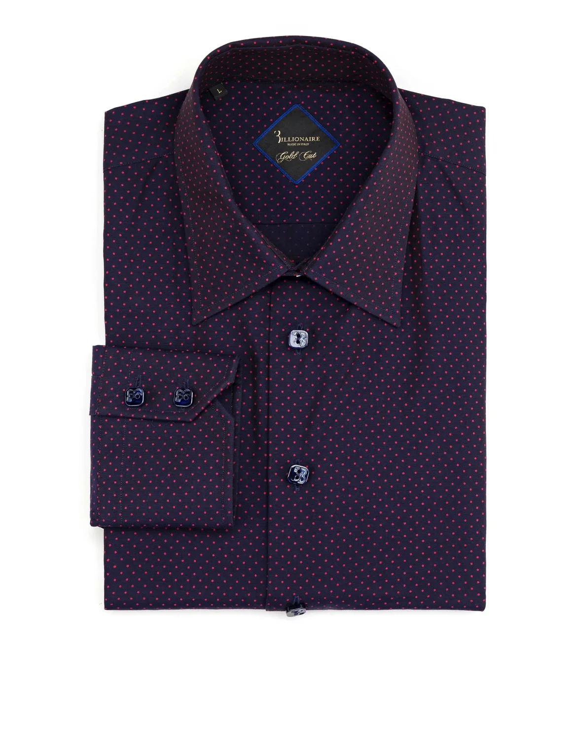 Shirt Gold Cut LS "Cassian", цвет: Синий