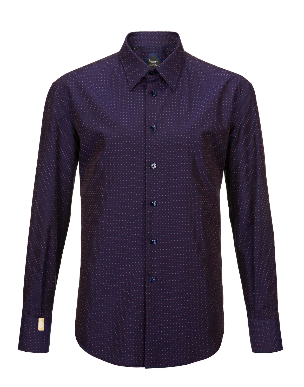 Shirt Gold Cut LS "Cassian", цвет: Синий
