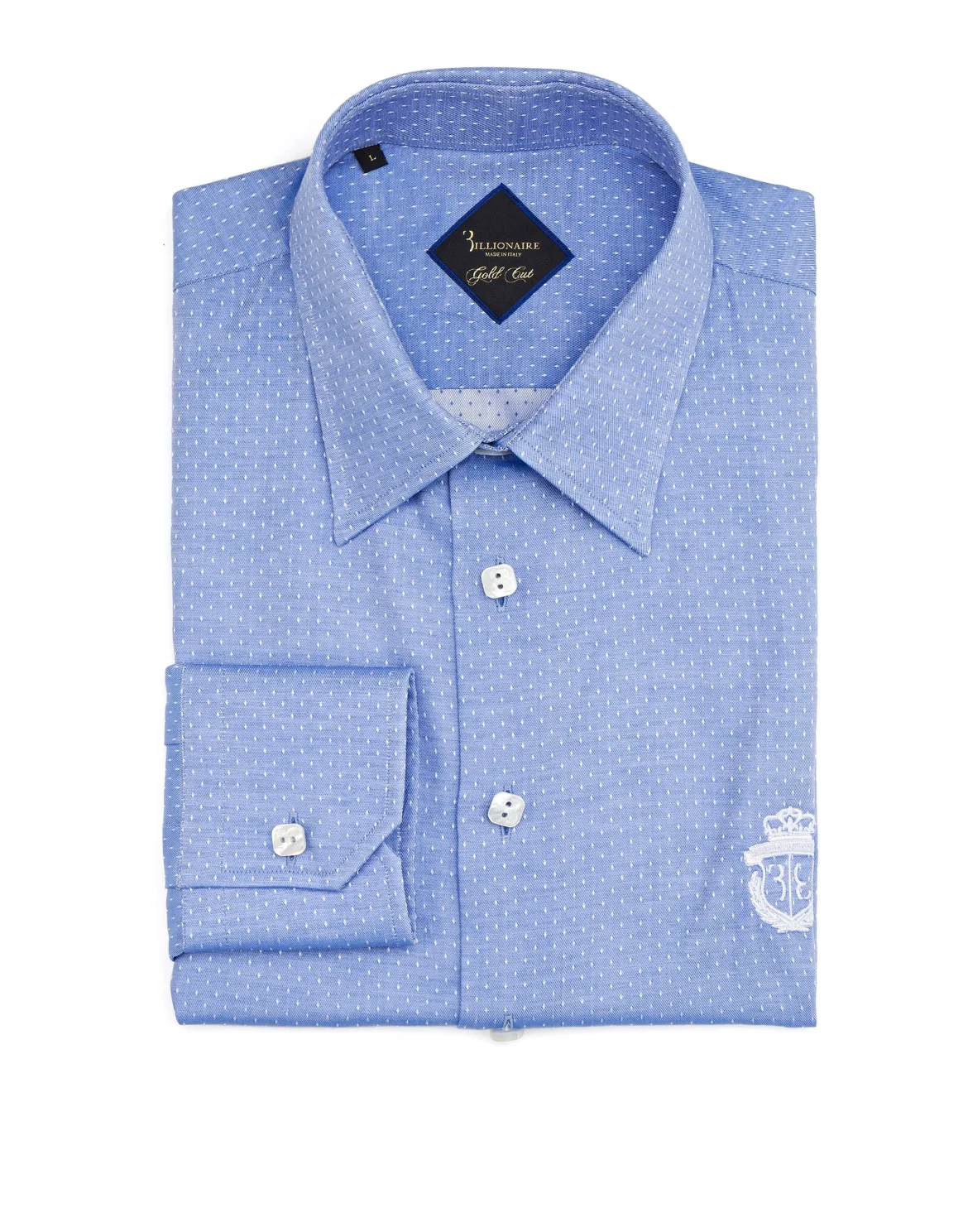 Shirt Silver Cut LS "Chad", цвет: Синий