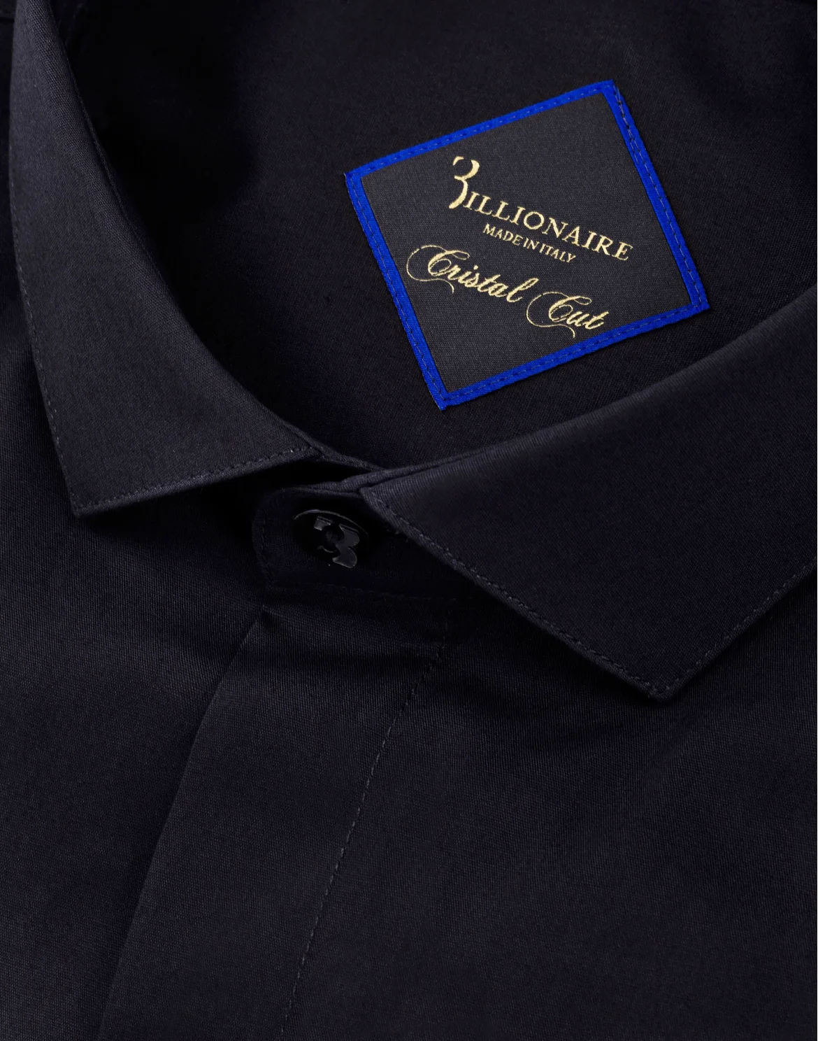 Shirt Crystal cut LS "Conrad", цвет: Черный