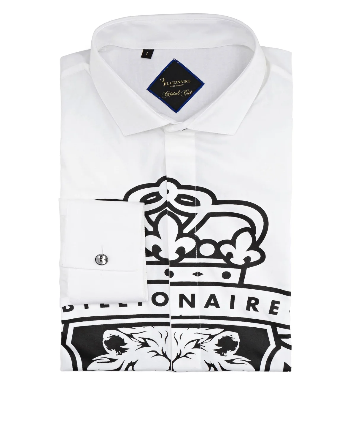 Shirt Crystal cut LS "Constant", цвет: Белый
