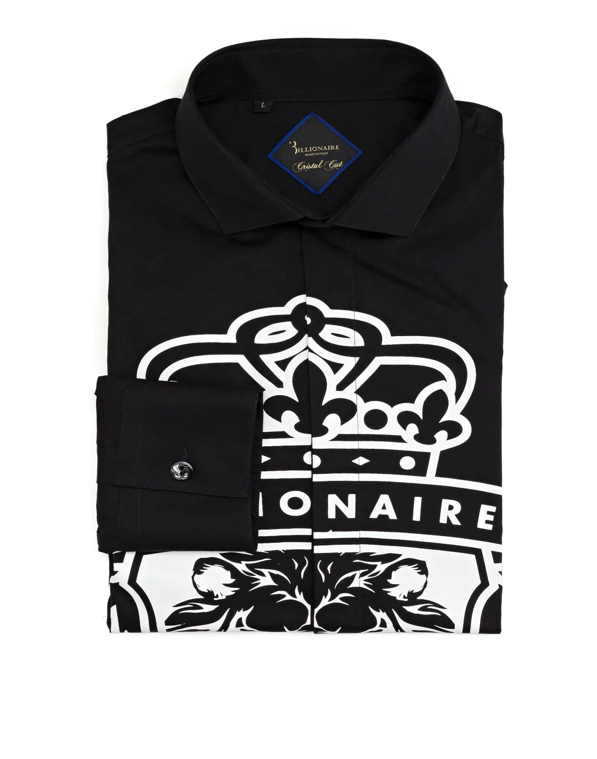 Shirt Crystal cut LS "Constant", цвет: Черный