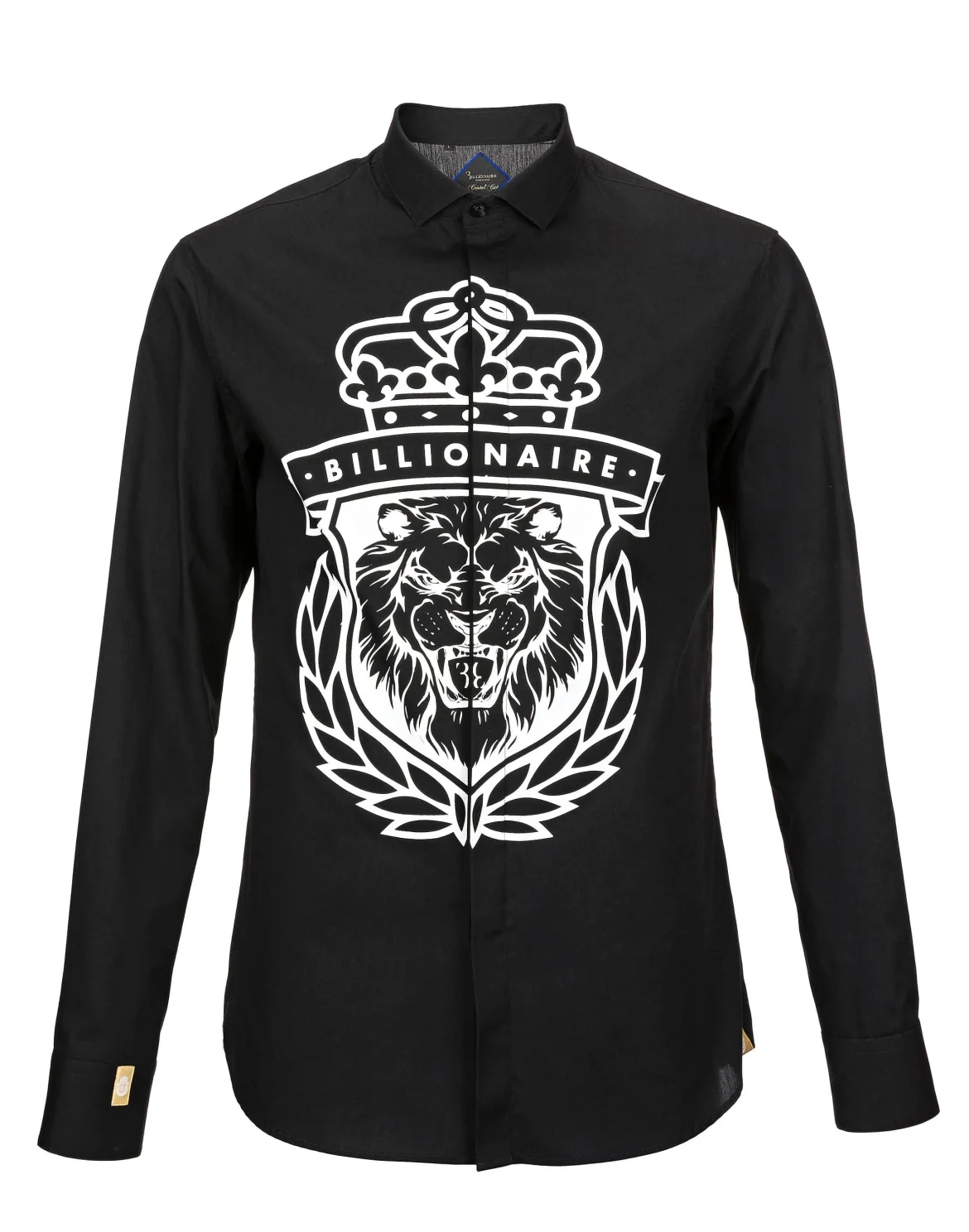 Shirt Crystal cut LS "Constant", цвет: Черный