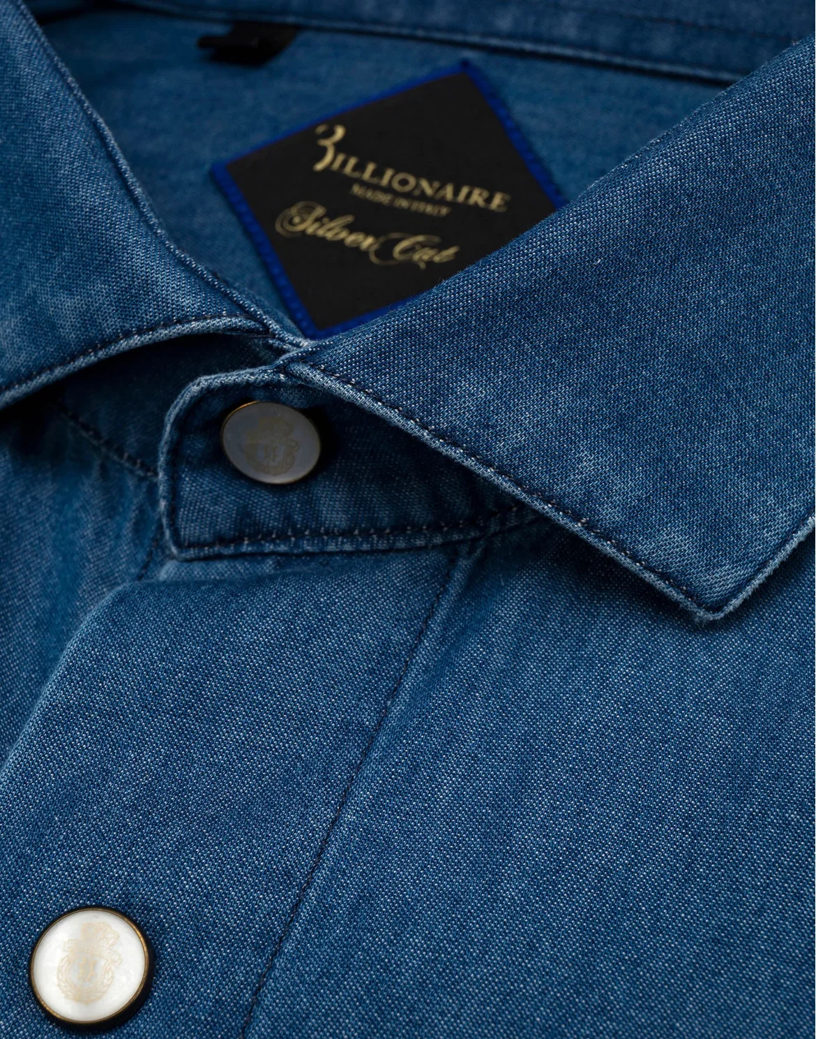 Shirt Silver Cut SS "Felip", цвет: Синий