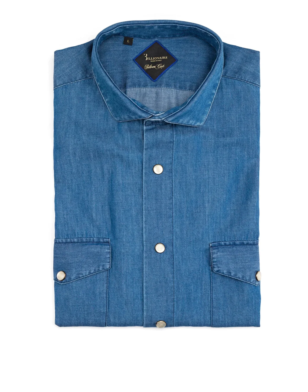 Shirt Silver Cut SS "Felip", цвет: Синий