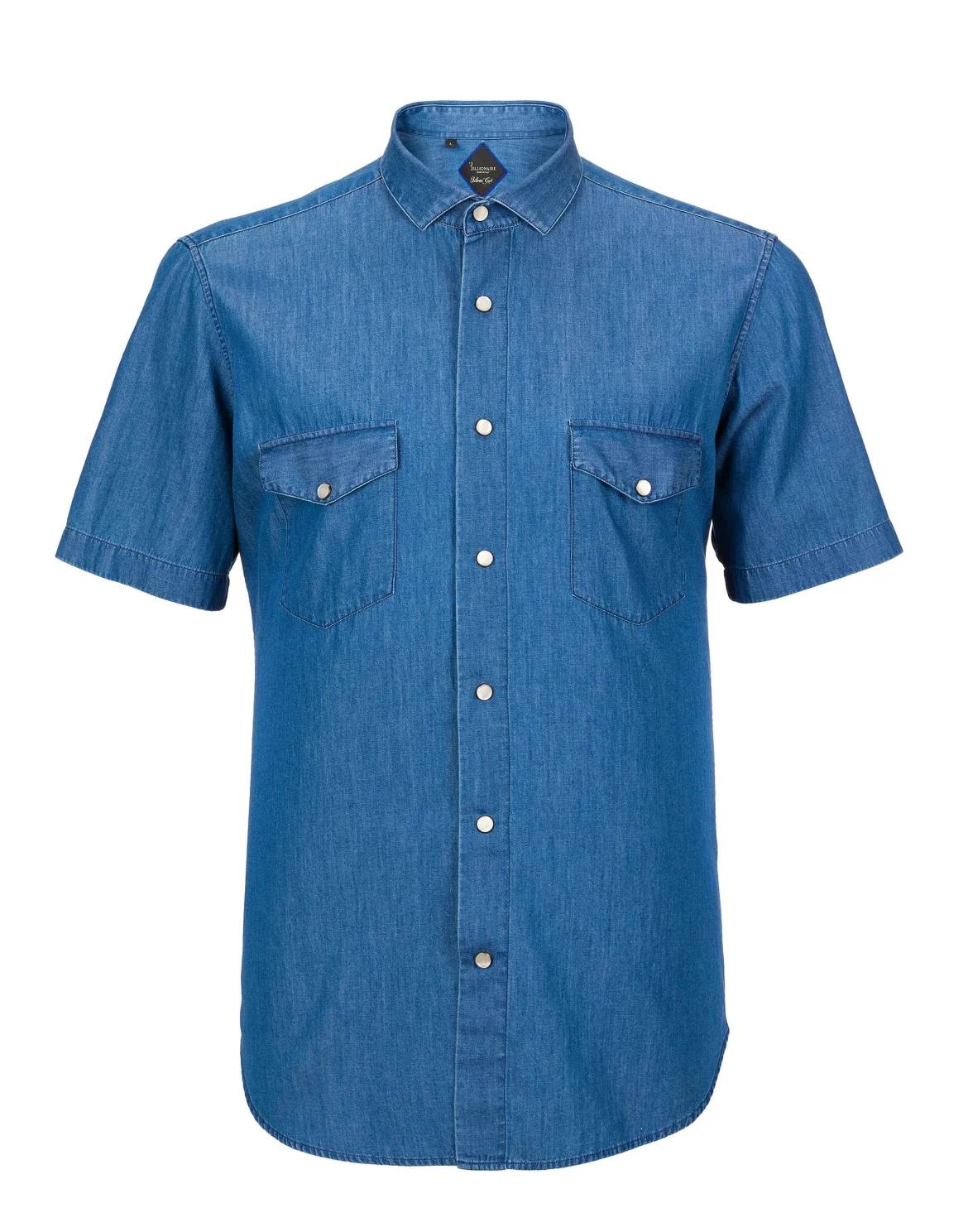 Shirt Silver Cut SS "Felip", цвет: Синий