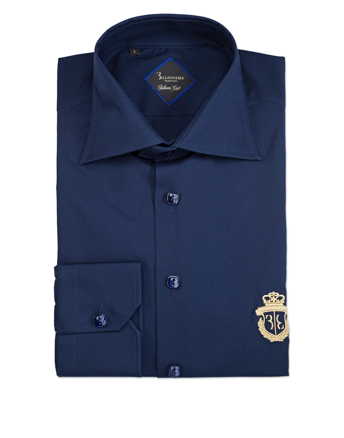 Shirt Silver Cut LS "Genf", цвет: Синий