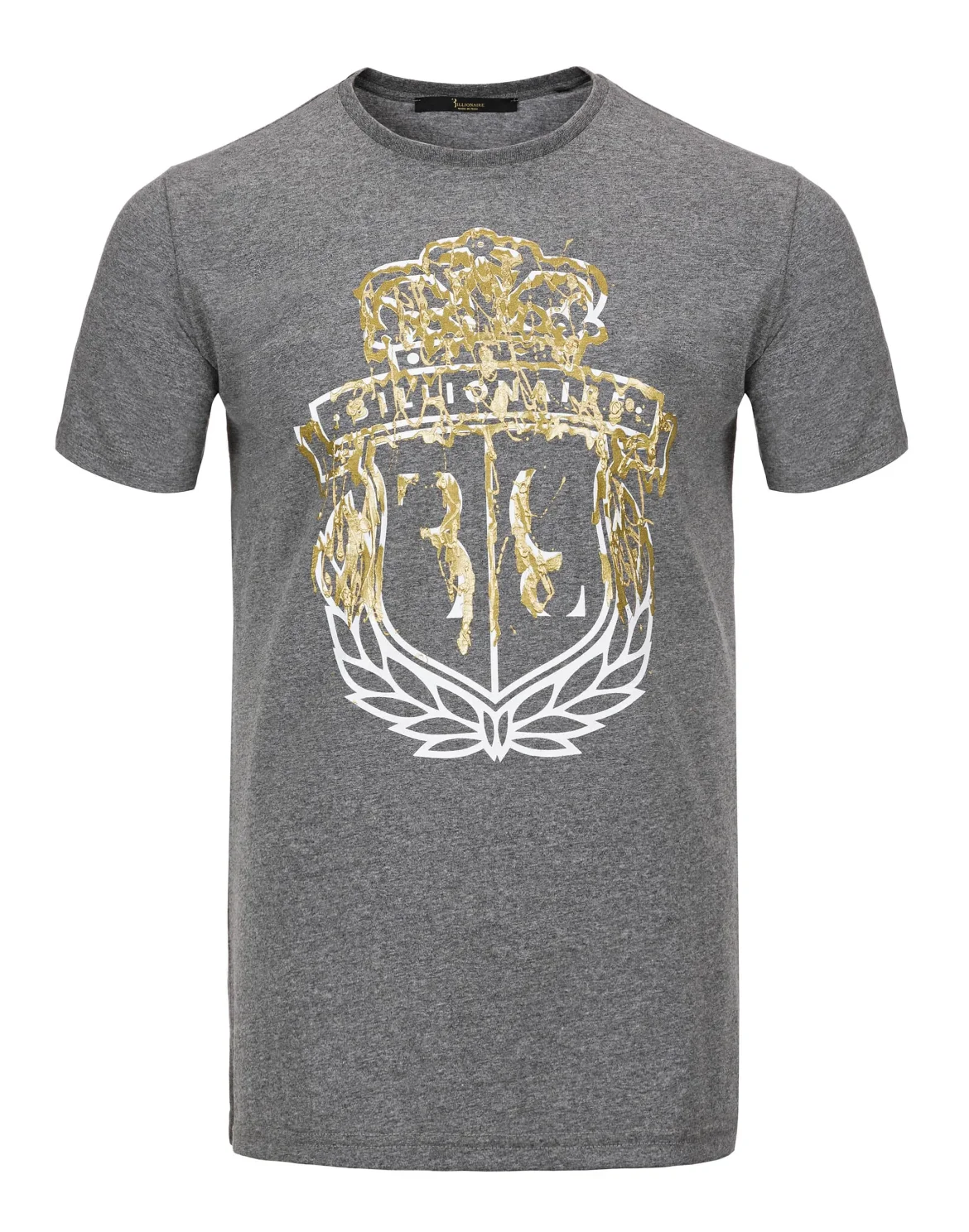 T-shirt Round Neck SS "Bowie", цвет: Серый