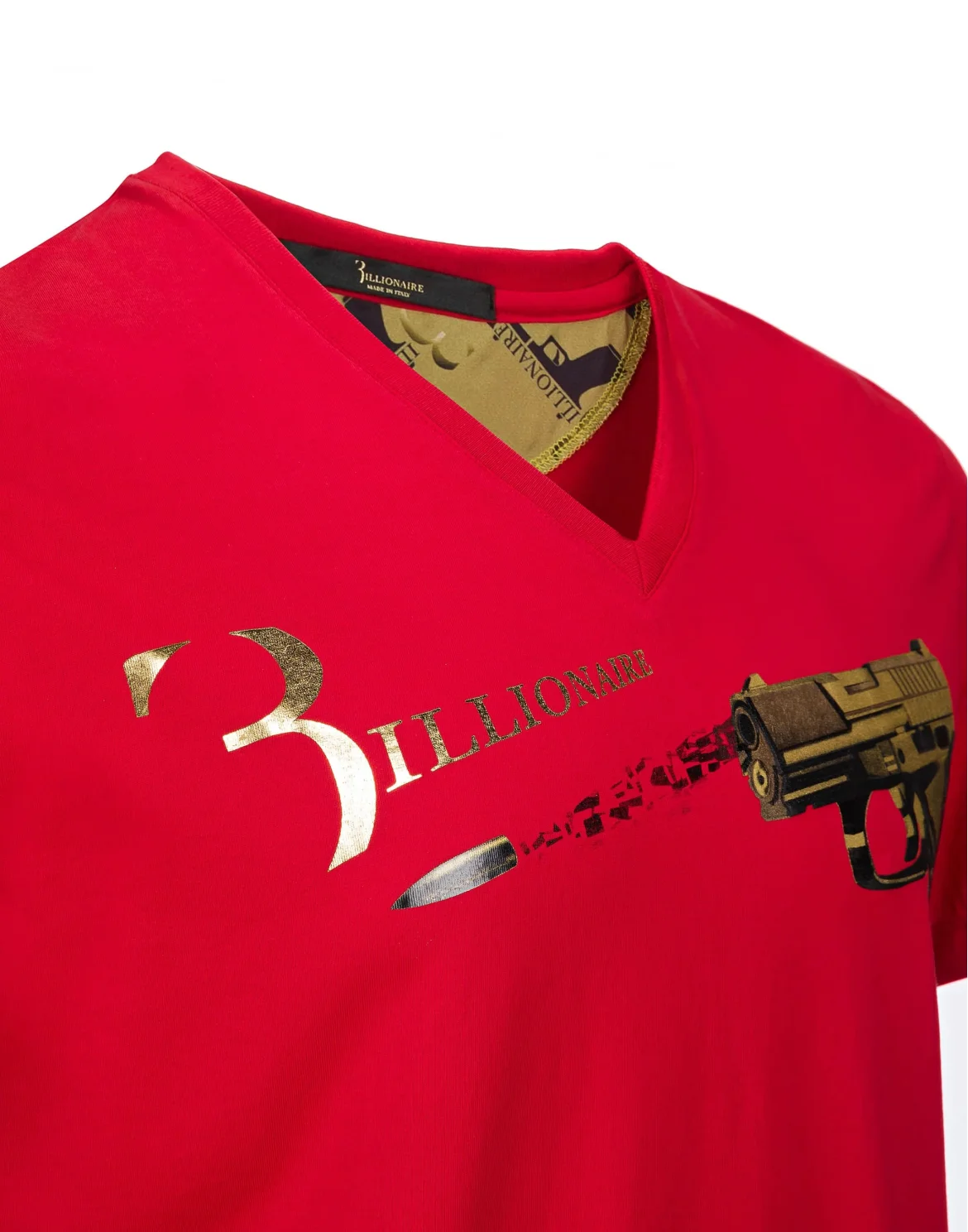 T-shirt V-Neck SS "Arbus", цвет: Красный