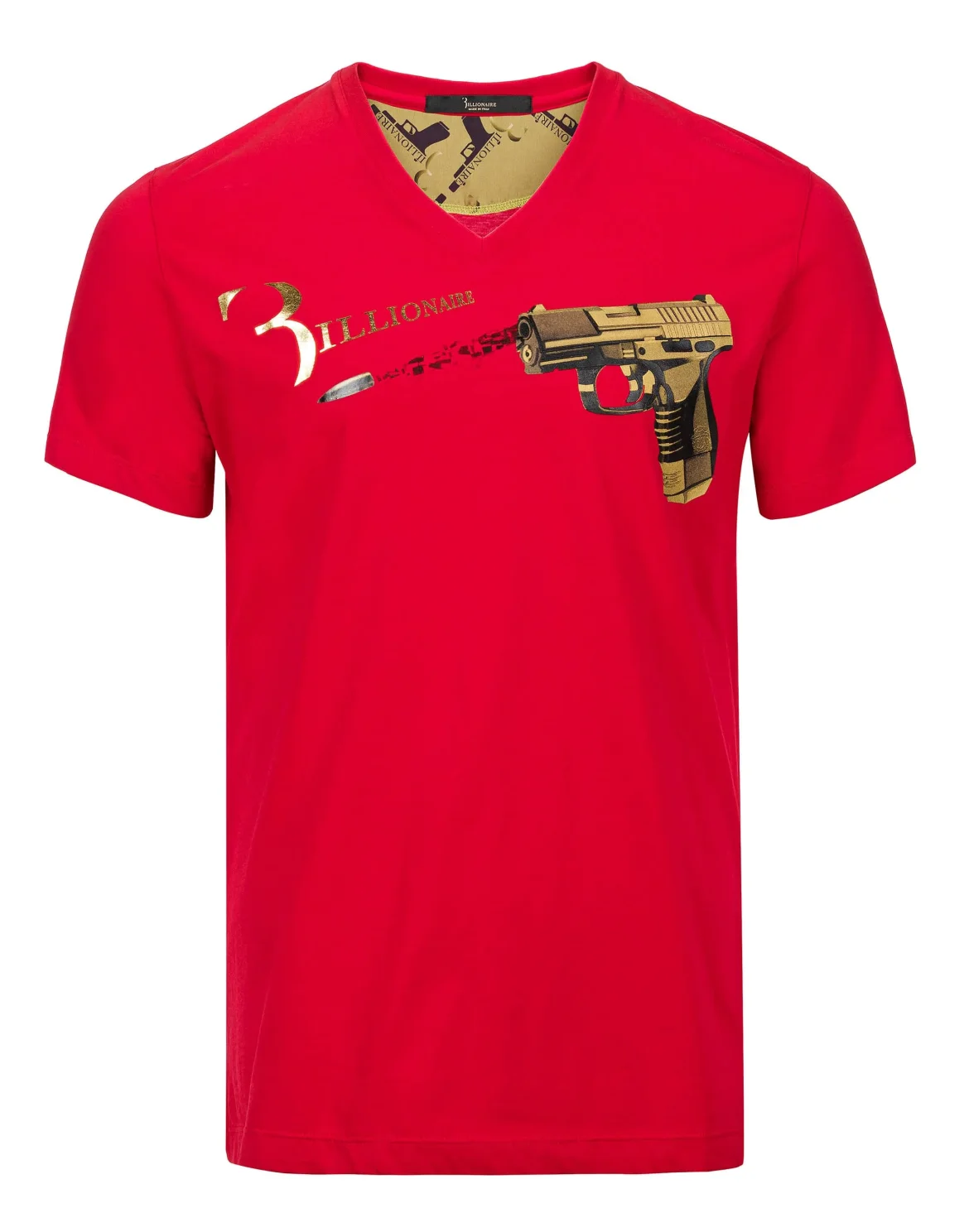 T-shirt V-Neck SS "Arbus", цвет: Красный
