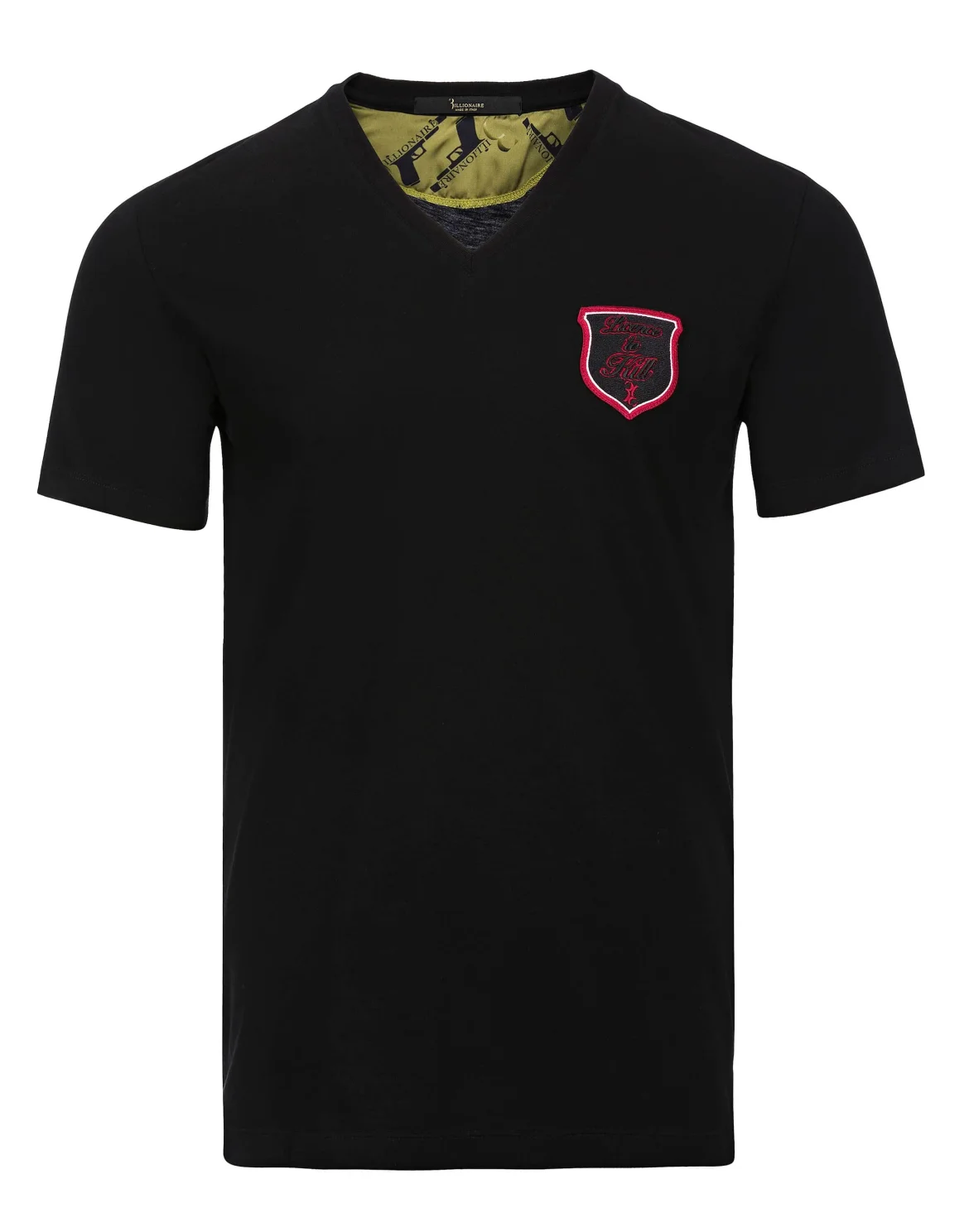 T-shirt V-Neck SS "Adams", цвет: Черный