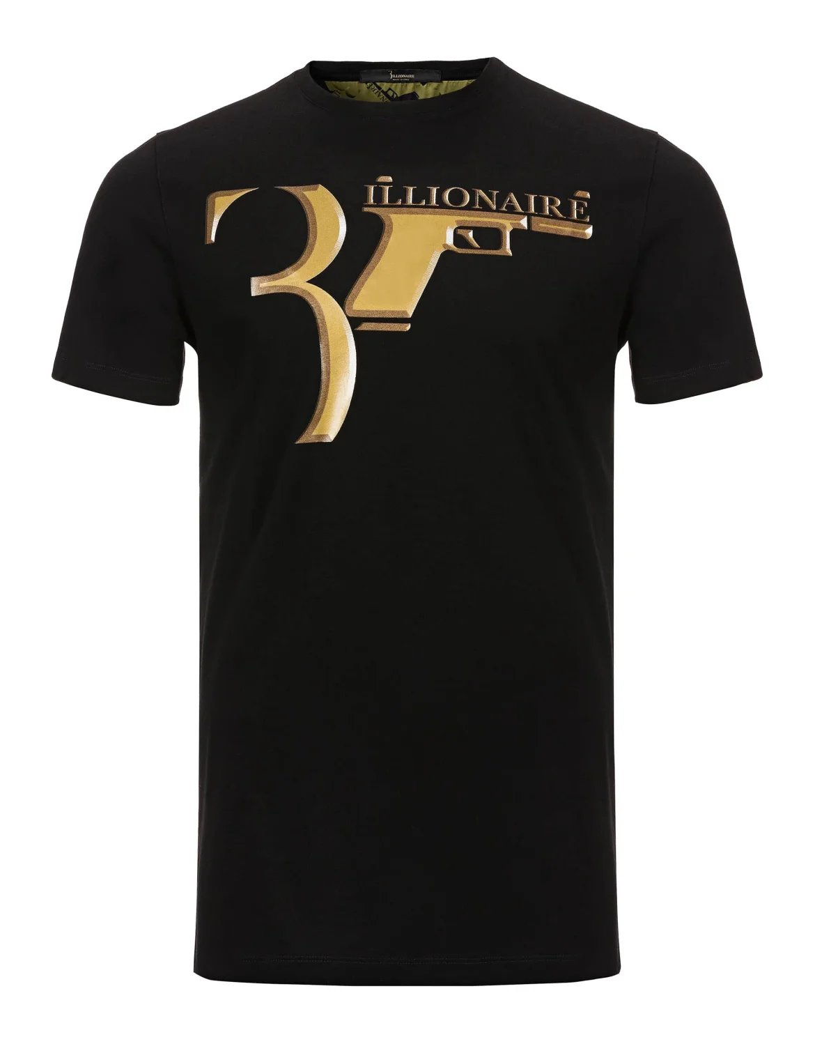T-shirt Round Neck SS "Leornard", цвет: Черный