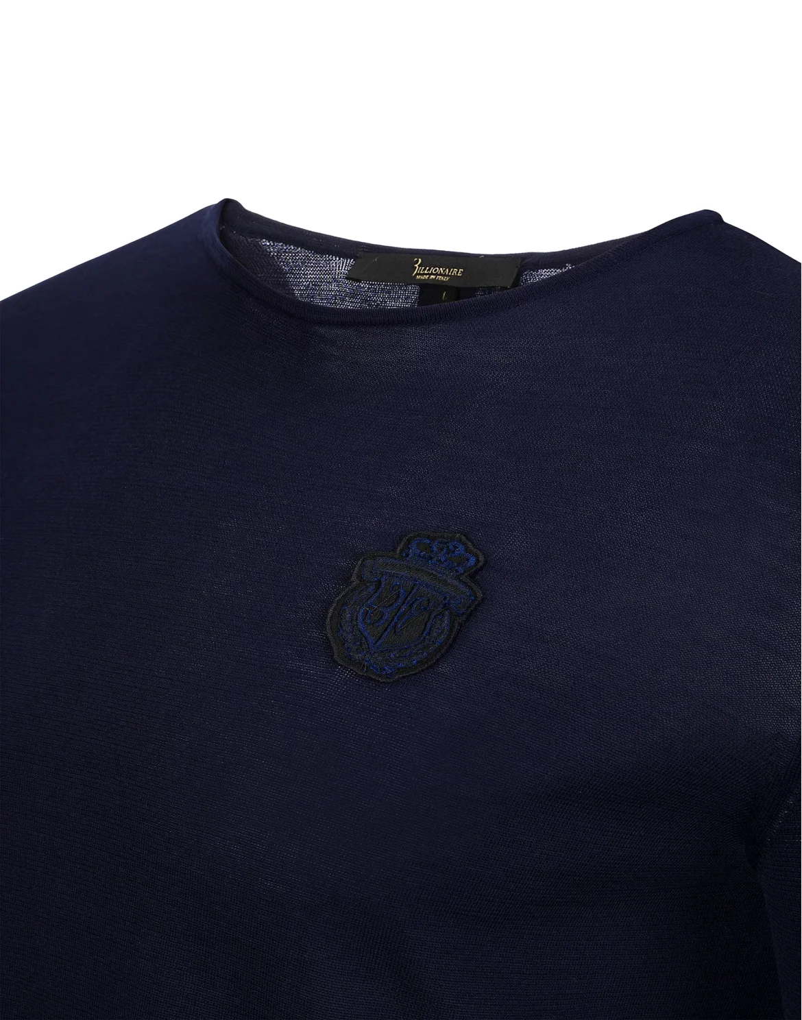 T-shirt Round Neck LS "Chris Brown", цвет: Синий