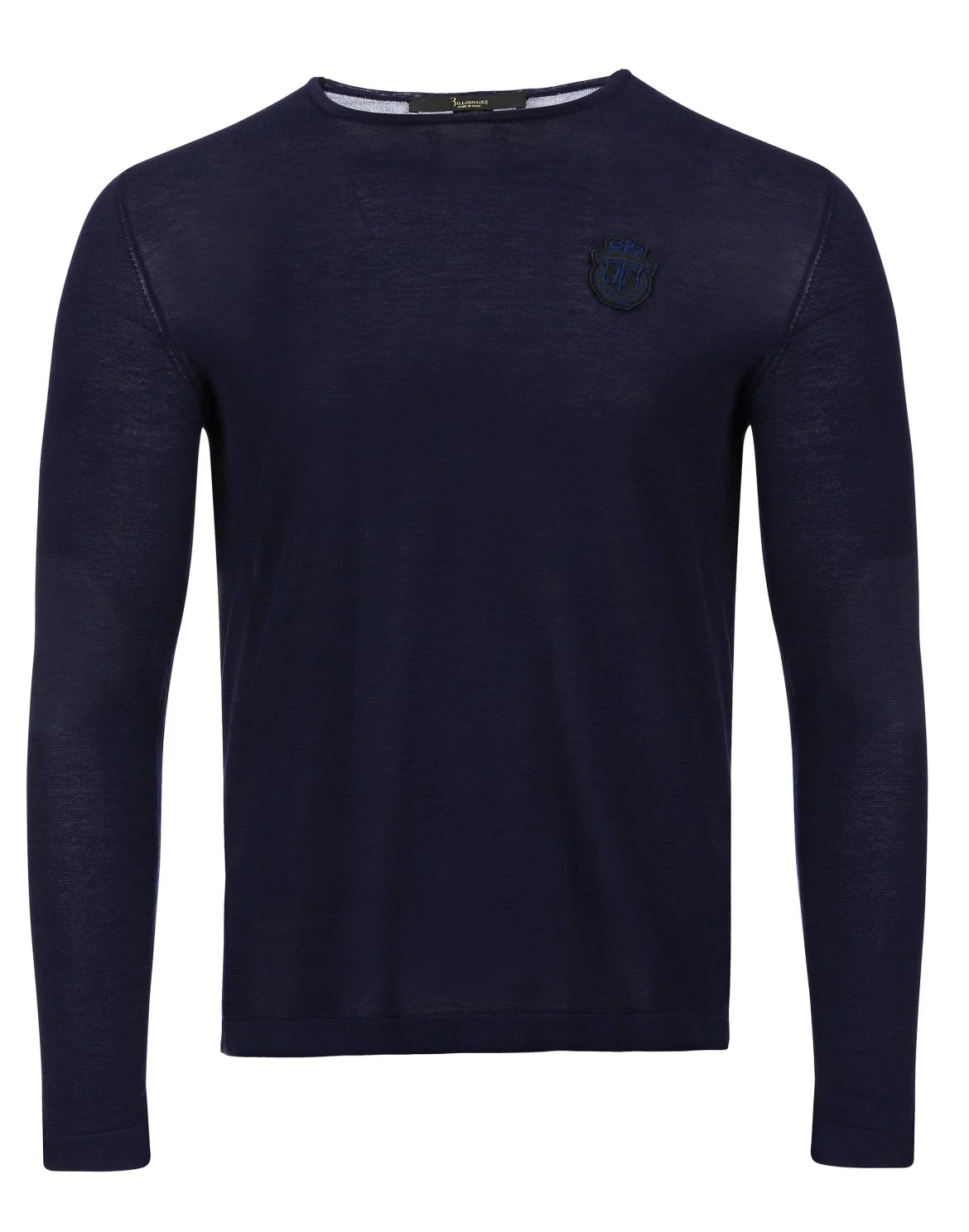 T-shirt Round Neck LS "Chris Brown", цвет: Синий