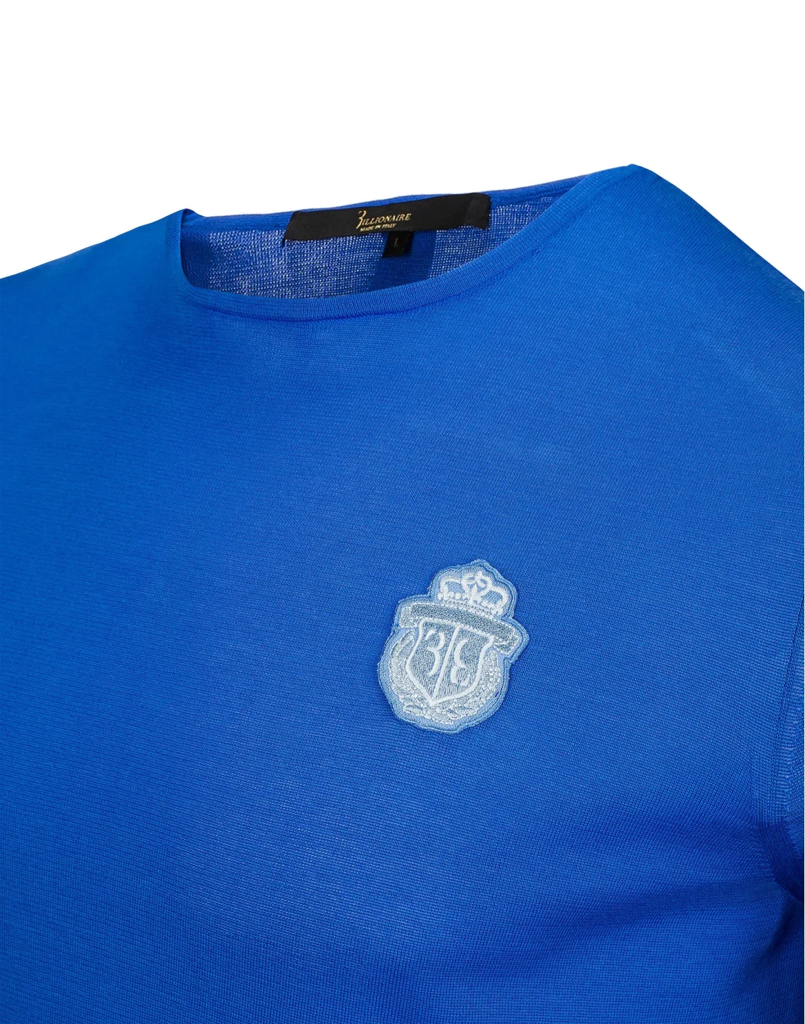T-shirt Round Neck LS "Chris Brown", цвет: Синий