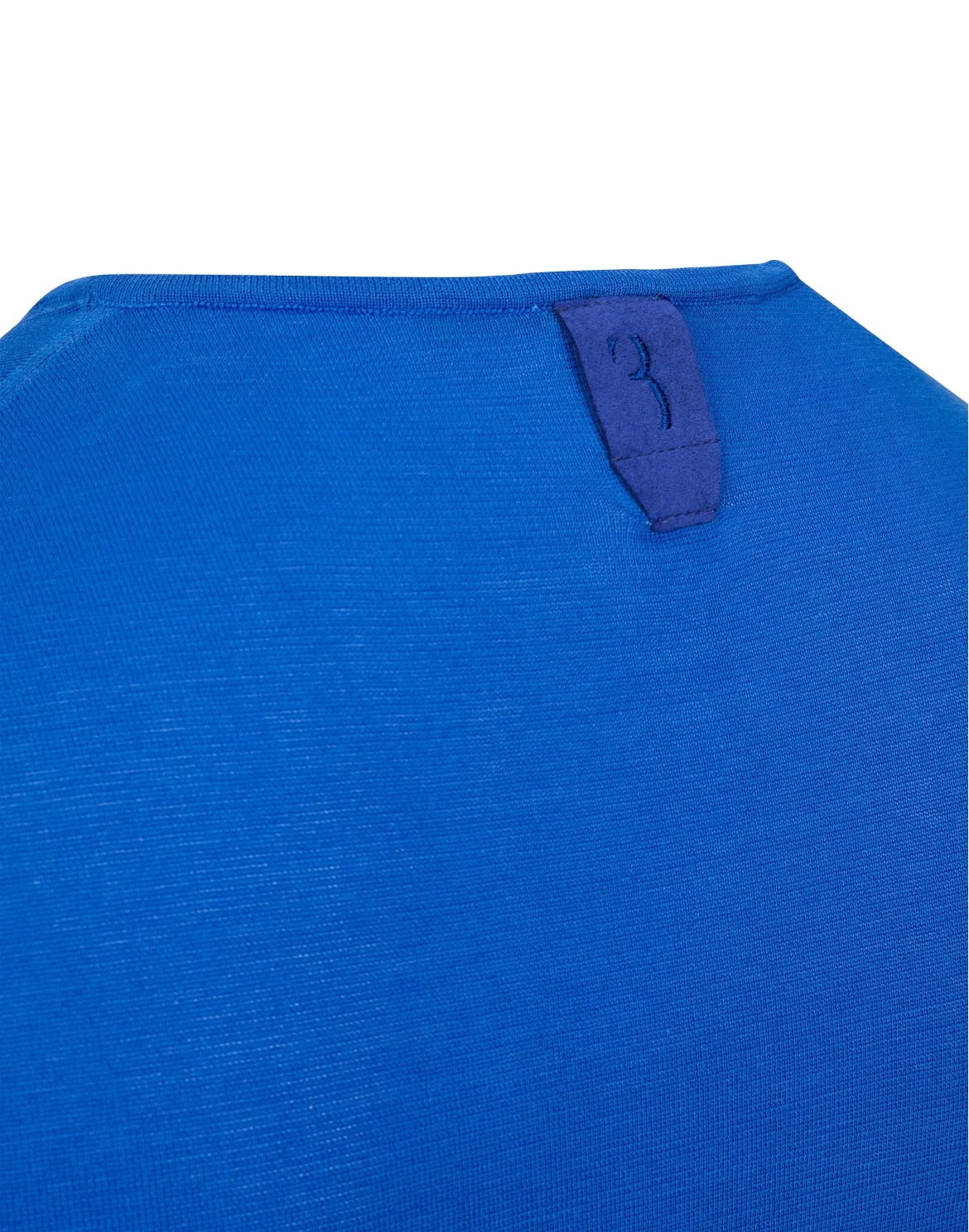 T-shirt Round Neck LS "Chris Brown", цвет: Синий