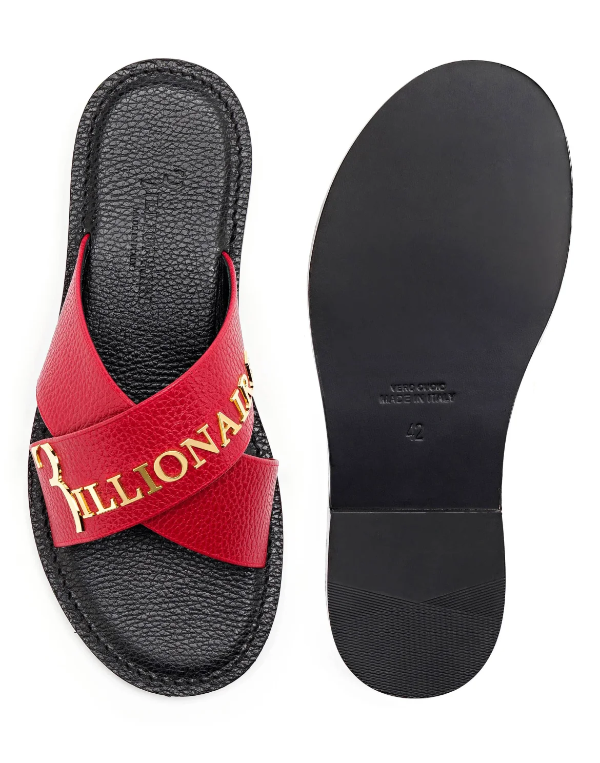 Sandals Flat "Every day", цвет: Красный