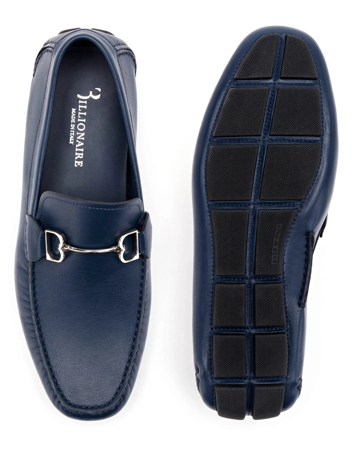 Moccasin "Love is a time machine", цвет: Синий