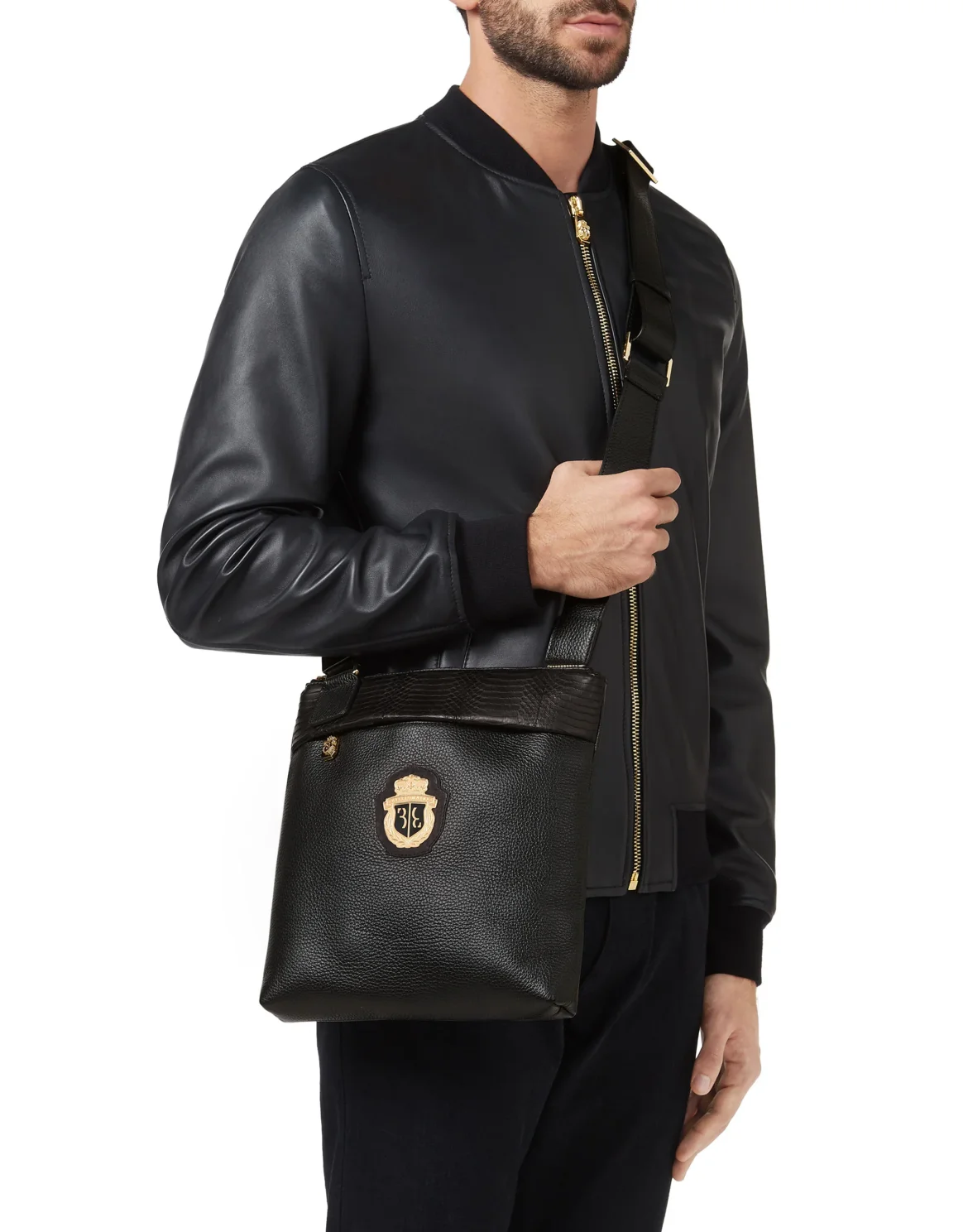Cross body Crest, цвет: Черный