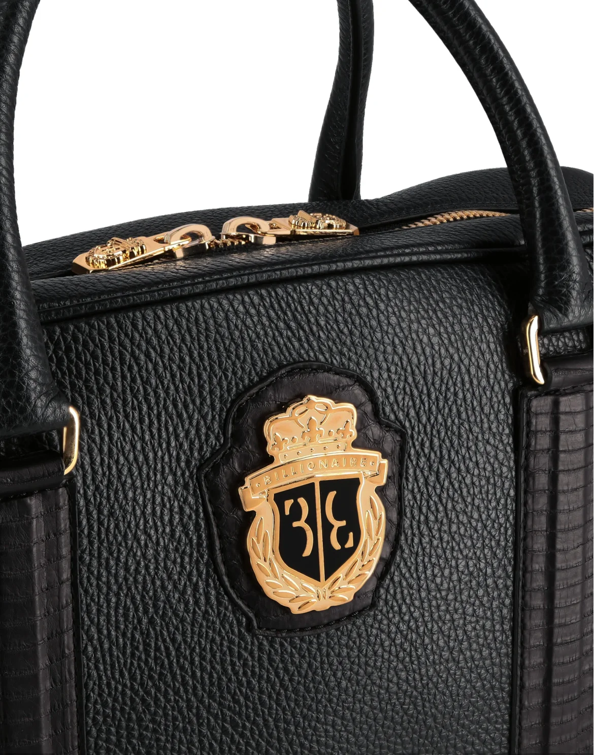 Medium Travel Bag Crest, цвет: Черный