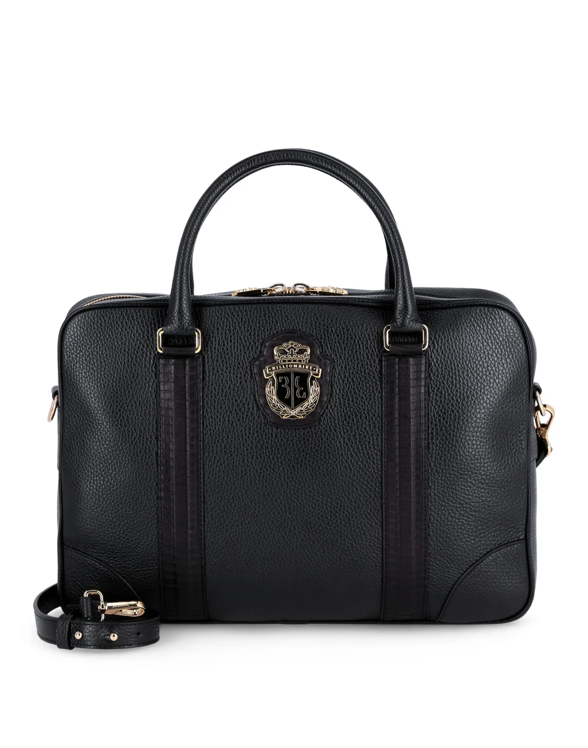 Medium Travel Bag Crest, цвет: Черный