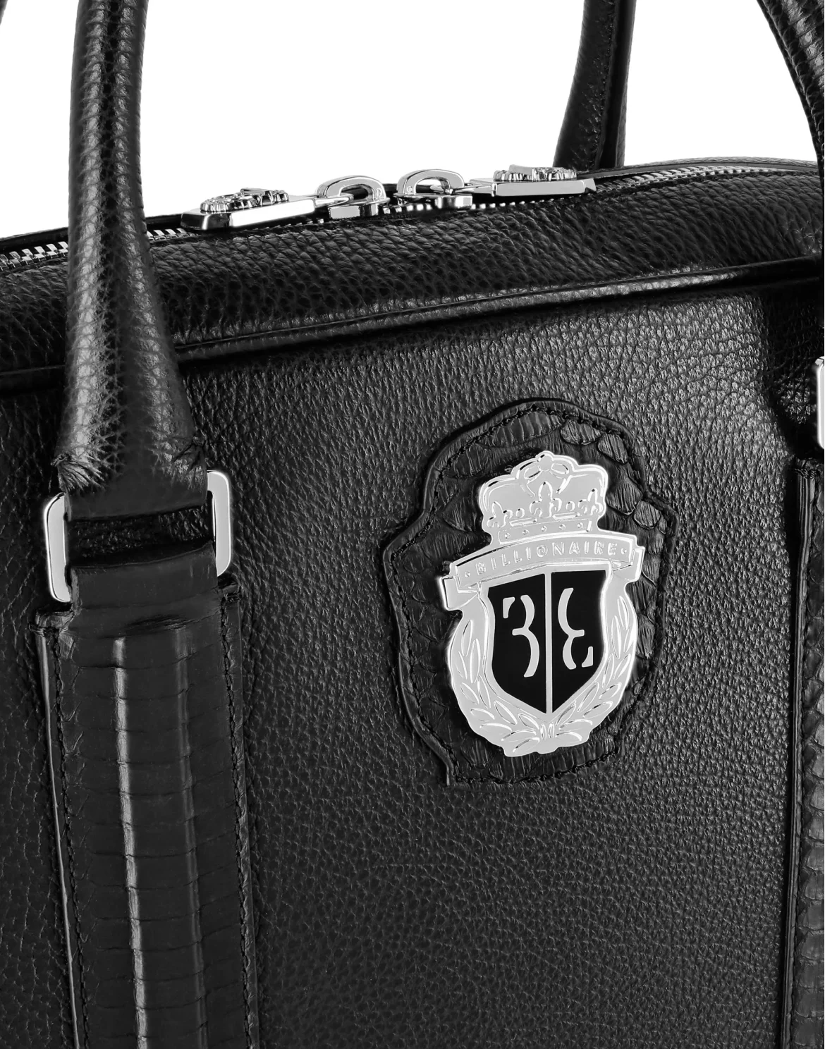 Medium Travel Bag Crest, цвет: Черный