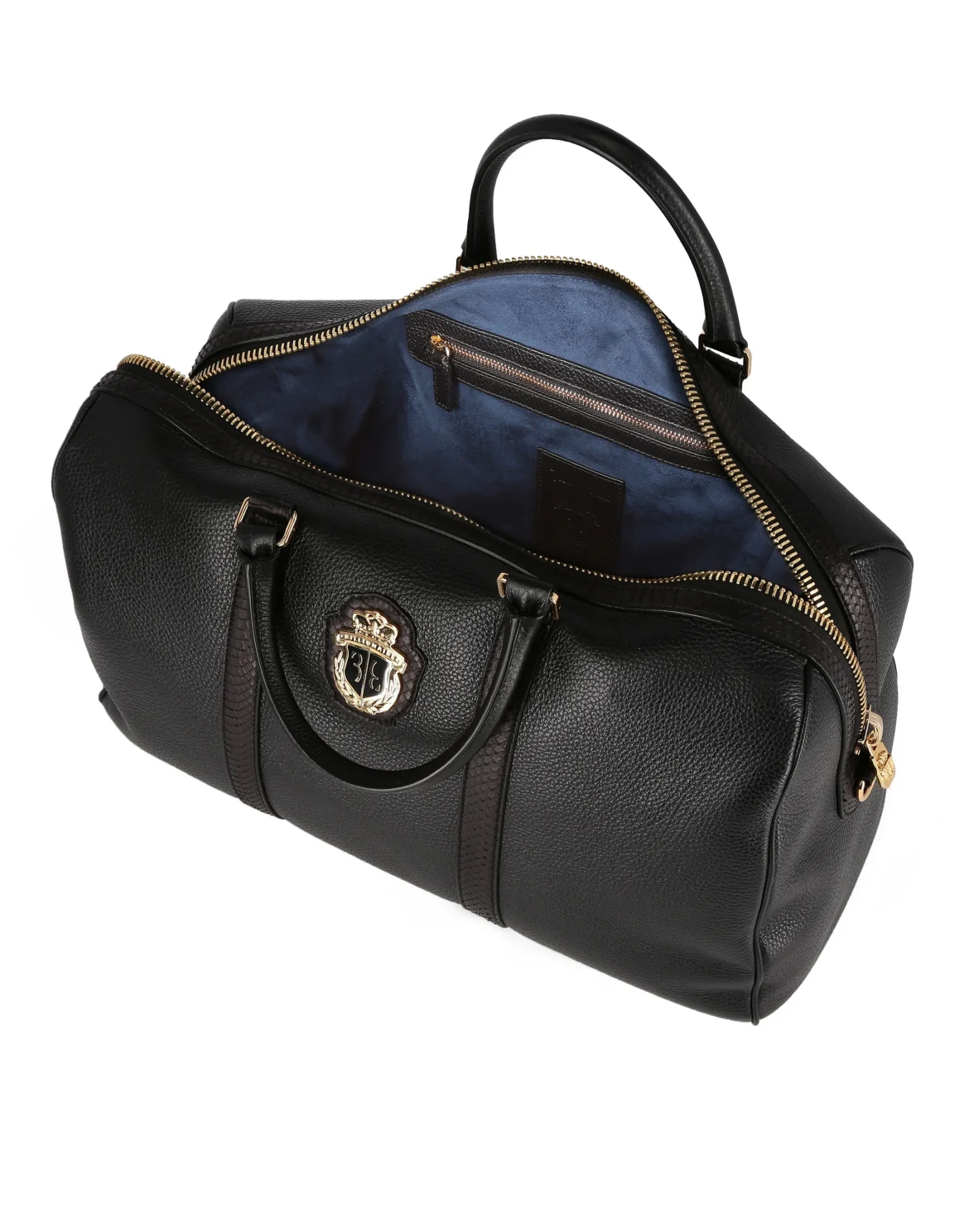 Small Travel Bag Crest, цвет: Черный