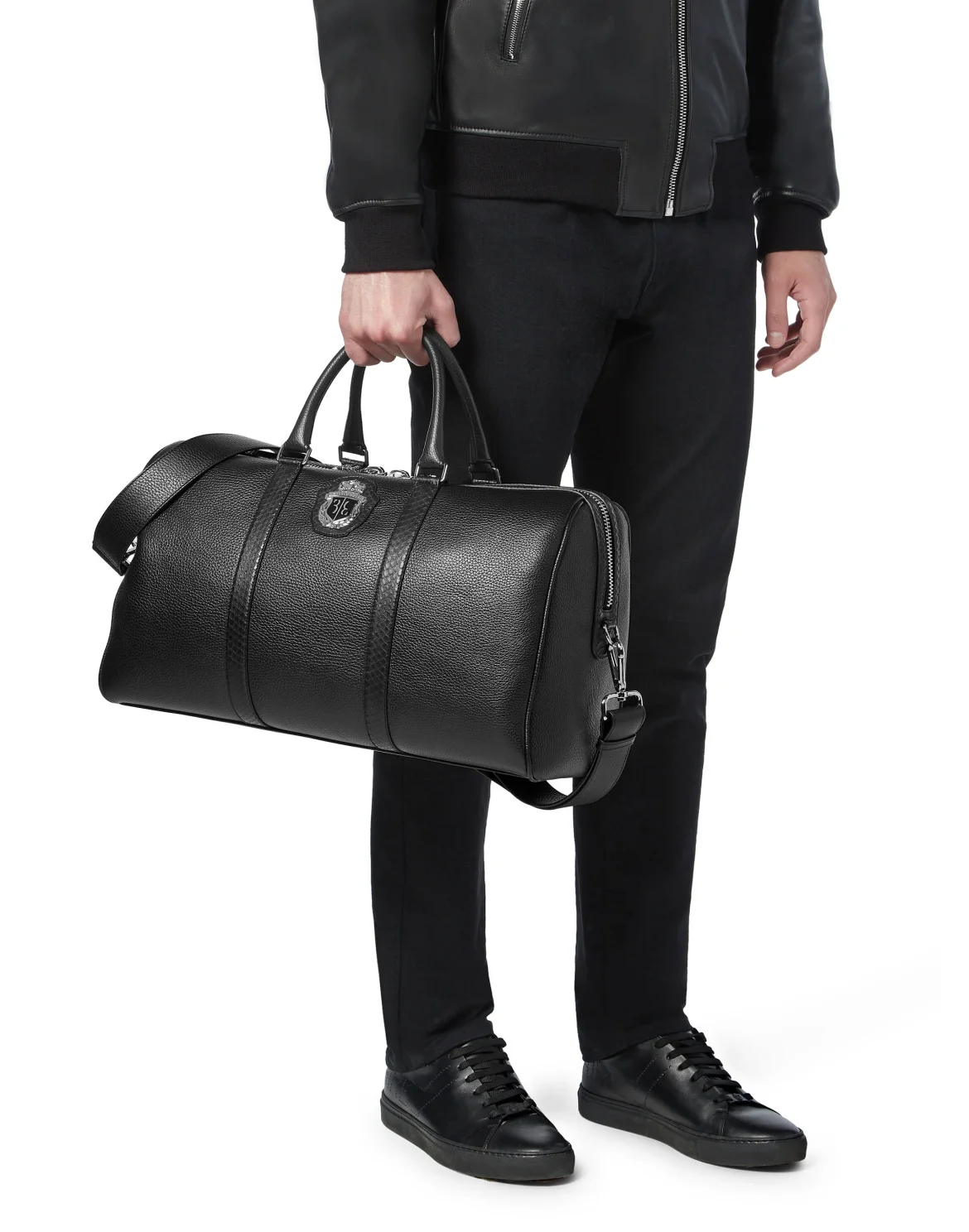 Small Travel Bag Crest, цвет: Черный