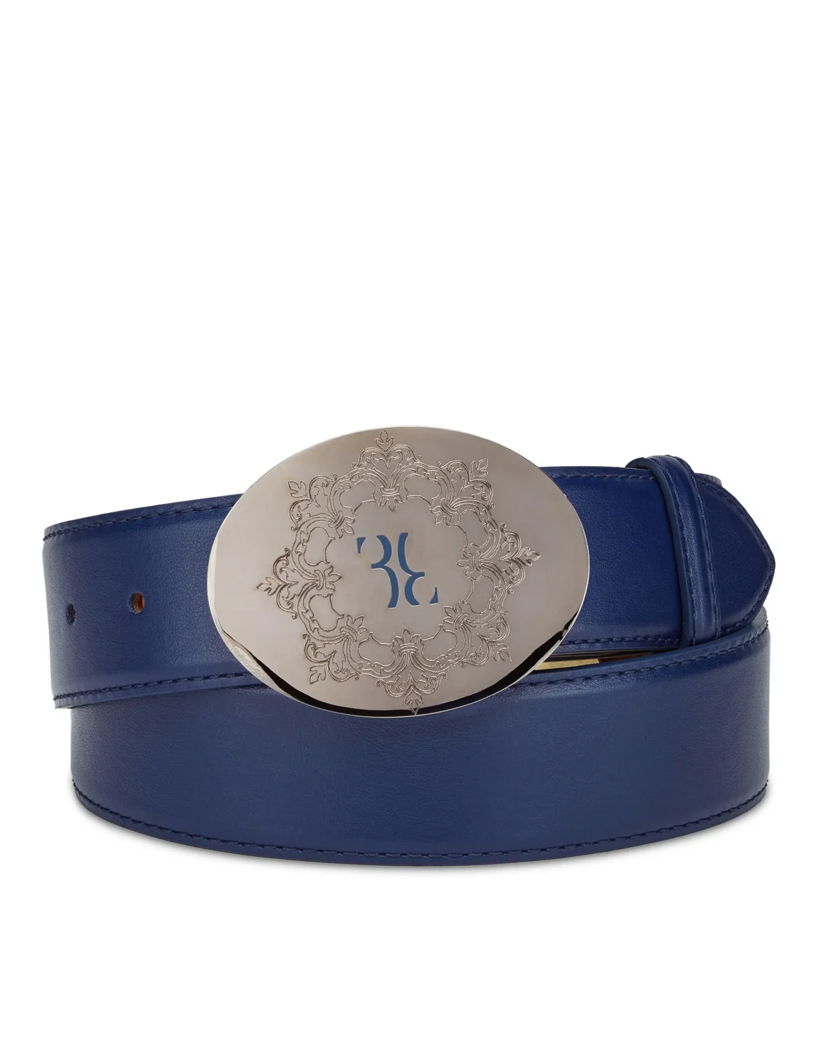 Belt Double B, цвет: Синий