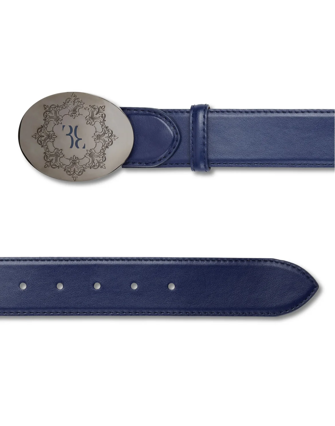 Belt Double B, цвет: Синий