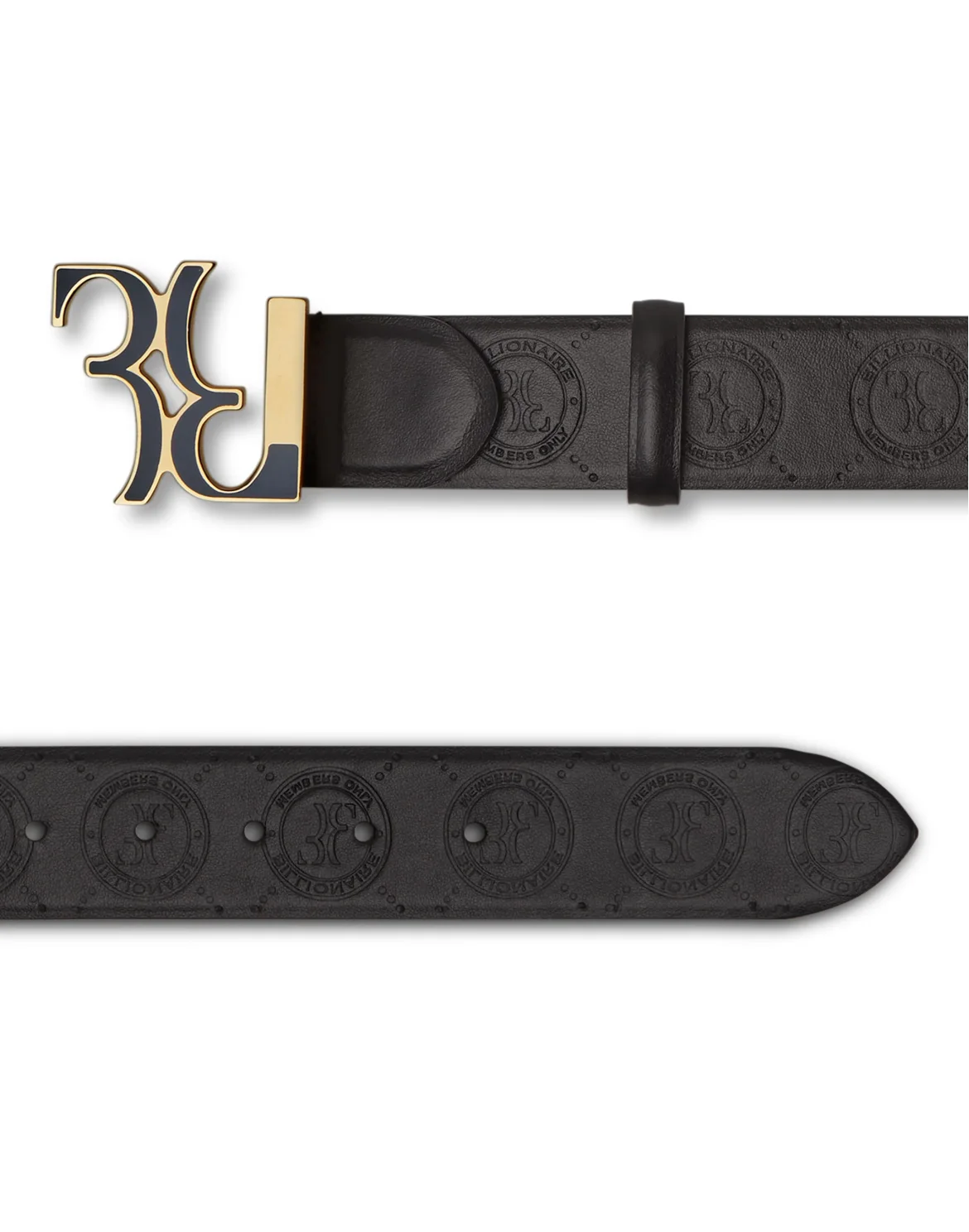 Belt Double B, цвет: Черный