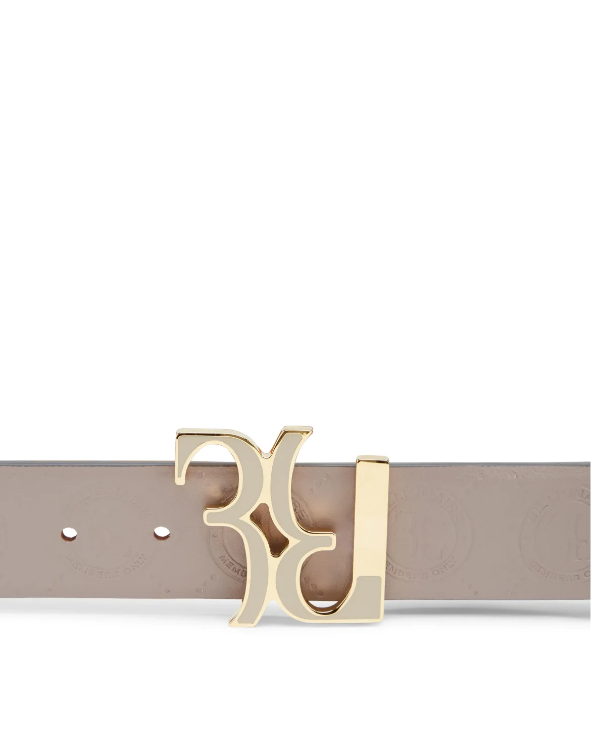 Belt Double B, цвет: Бежевый