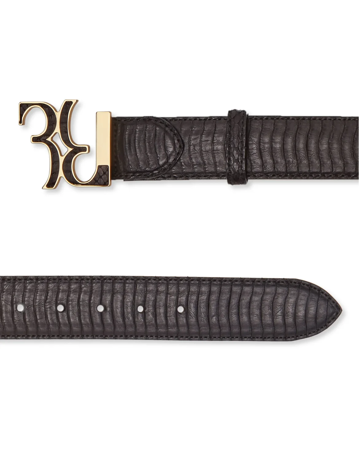 Belt Double B, цвет: Черный