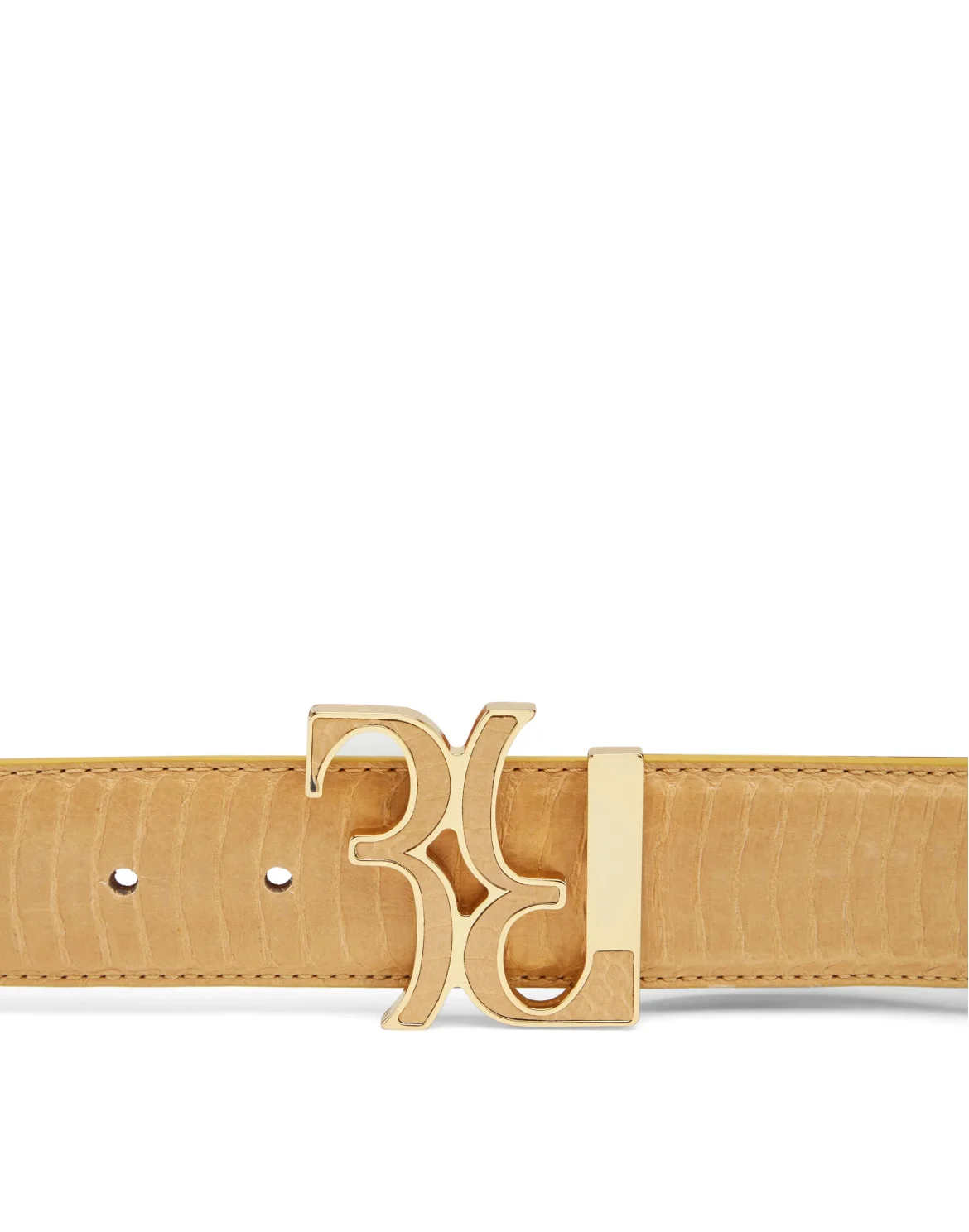 Belt Double B, цвет: Бежевый