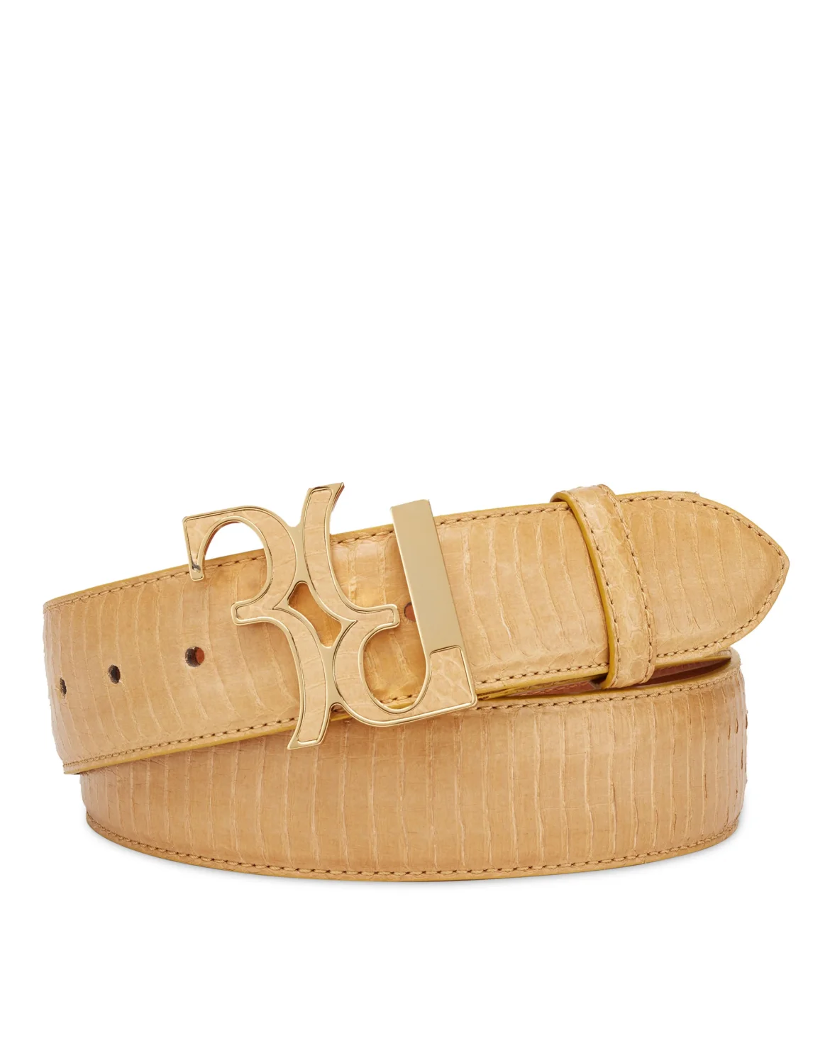 Belt Double B, цвет: Бежевый