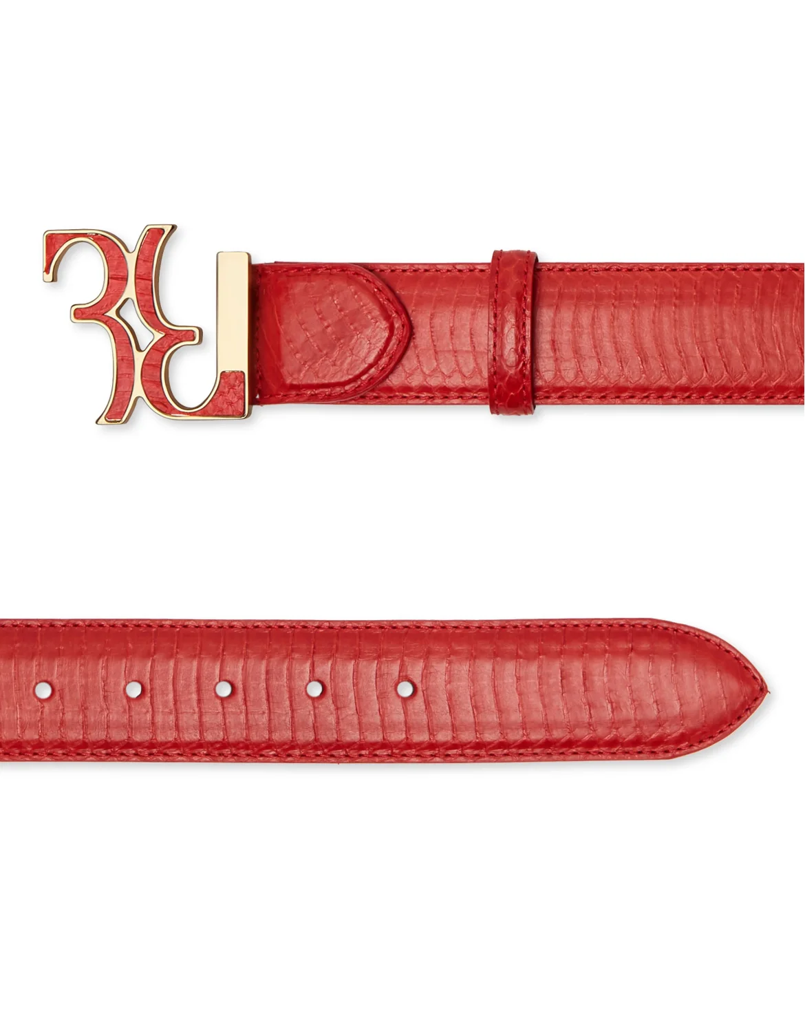 Belt Double B, цвет: Красный