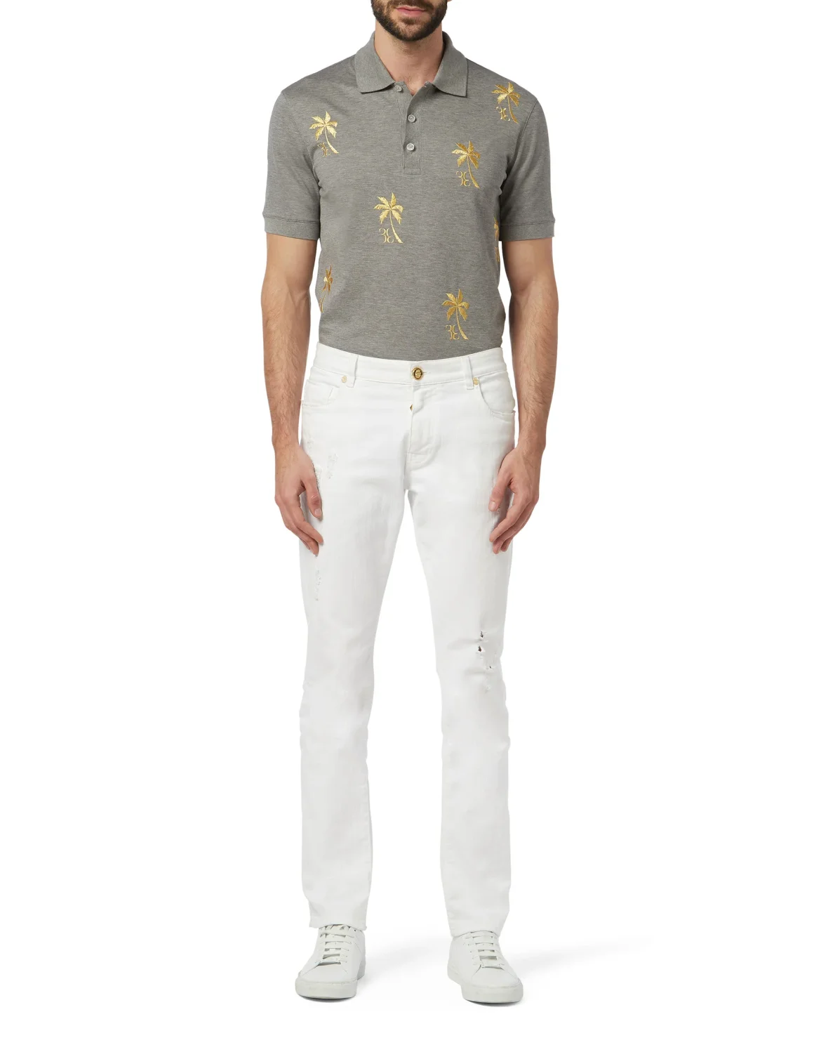 Super slim fit Palms, цвет: Белый